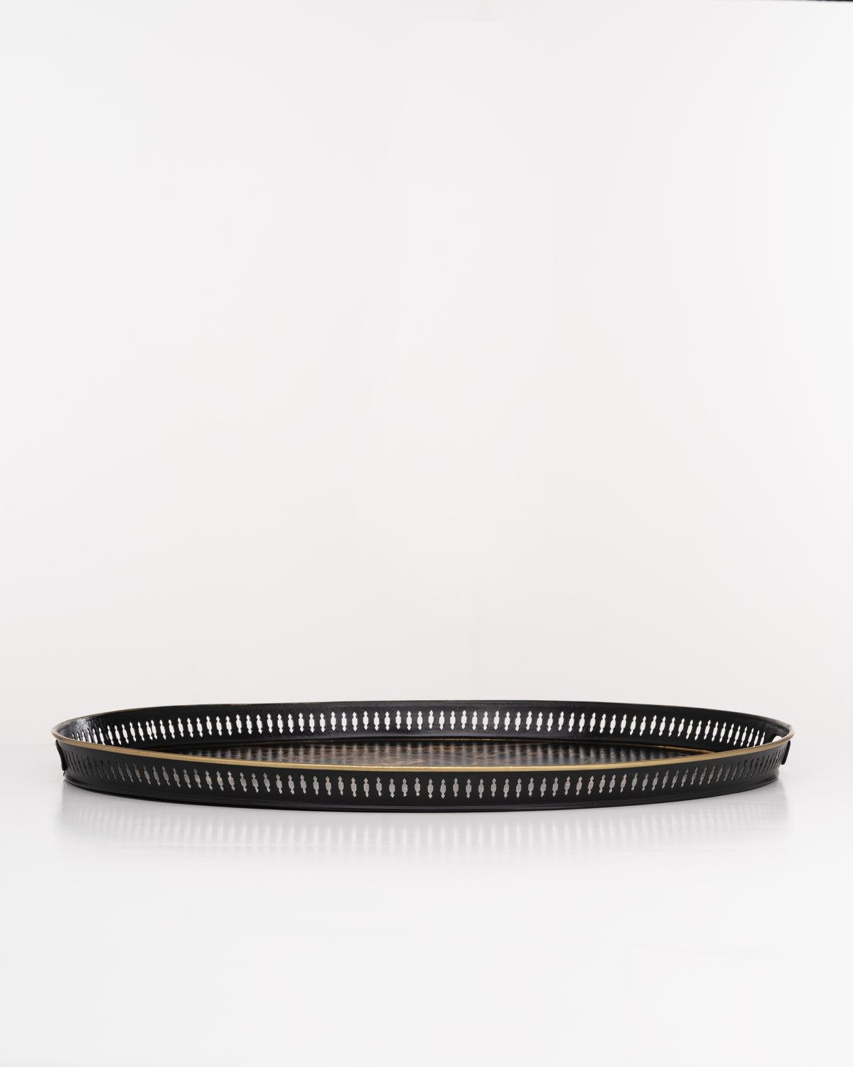 Jardin Noir Oval Tray