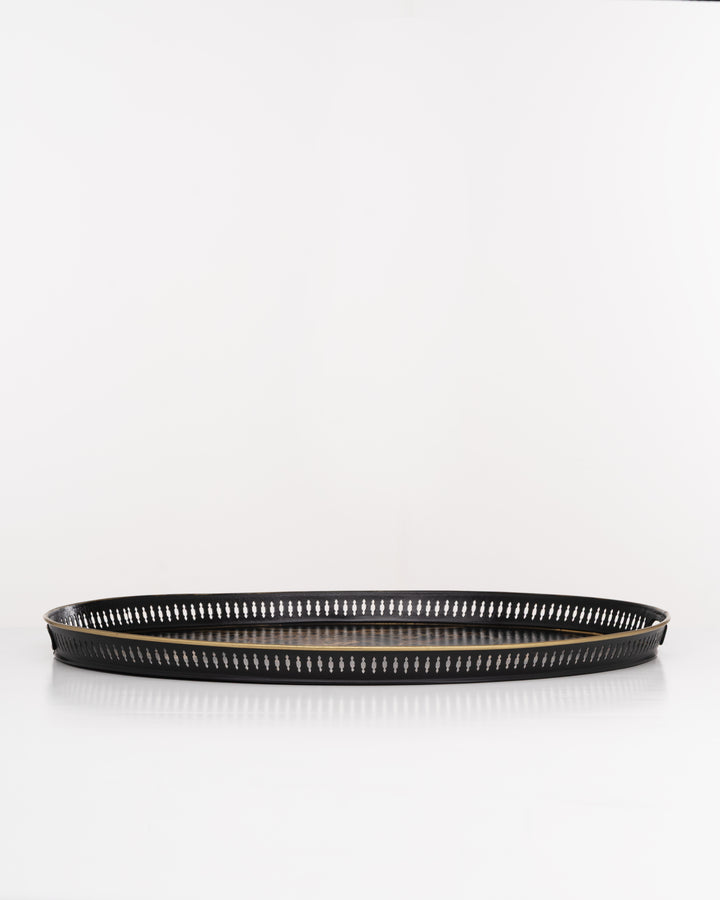 Jardin Noir Oval Tray