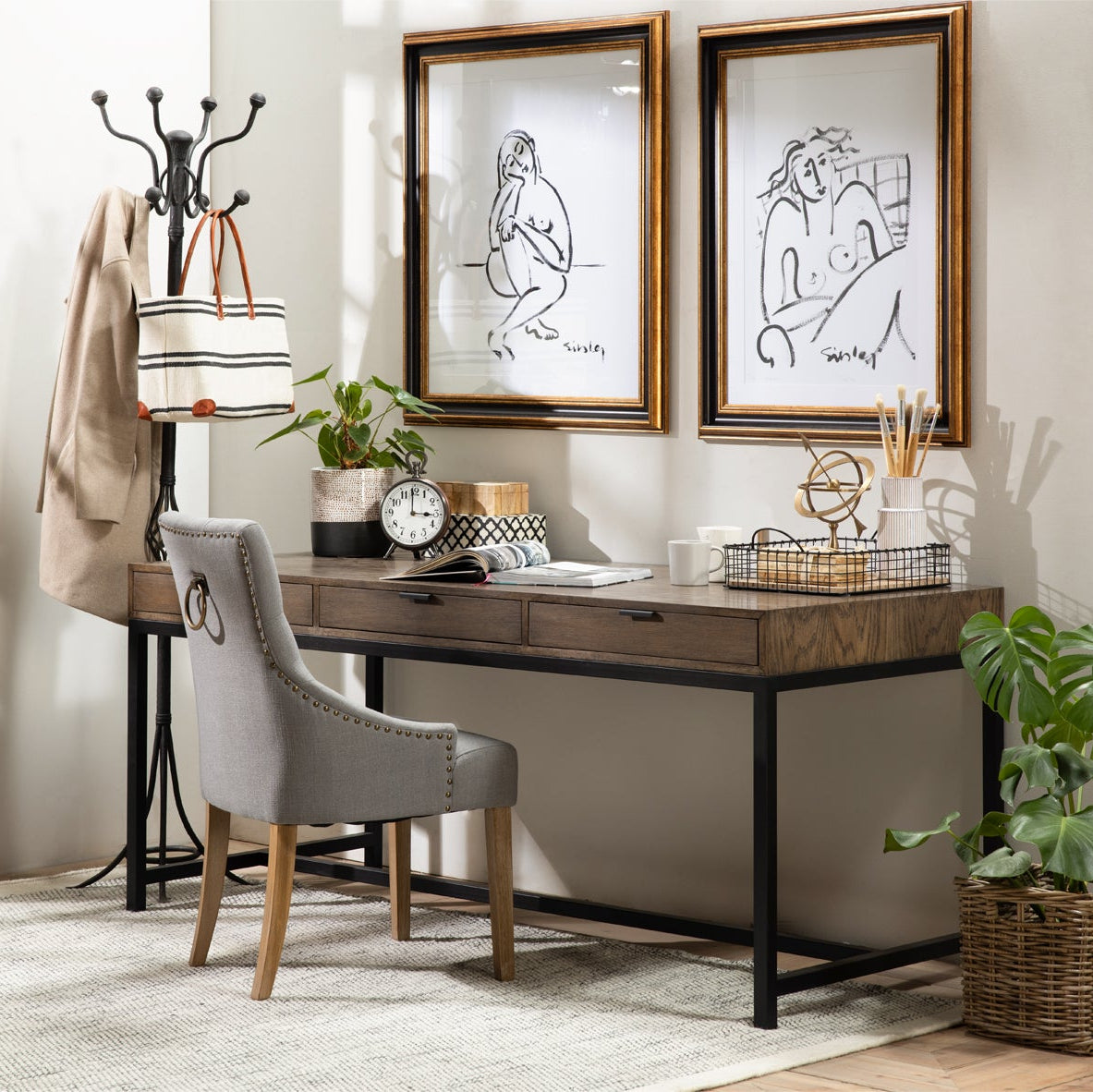 Manhattan Desk | 3 Drawer
