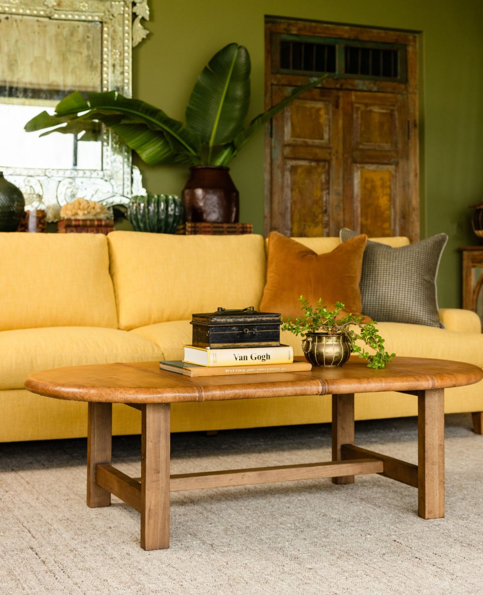 Limited Edition Ravello Leather Coffee Table