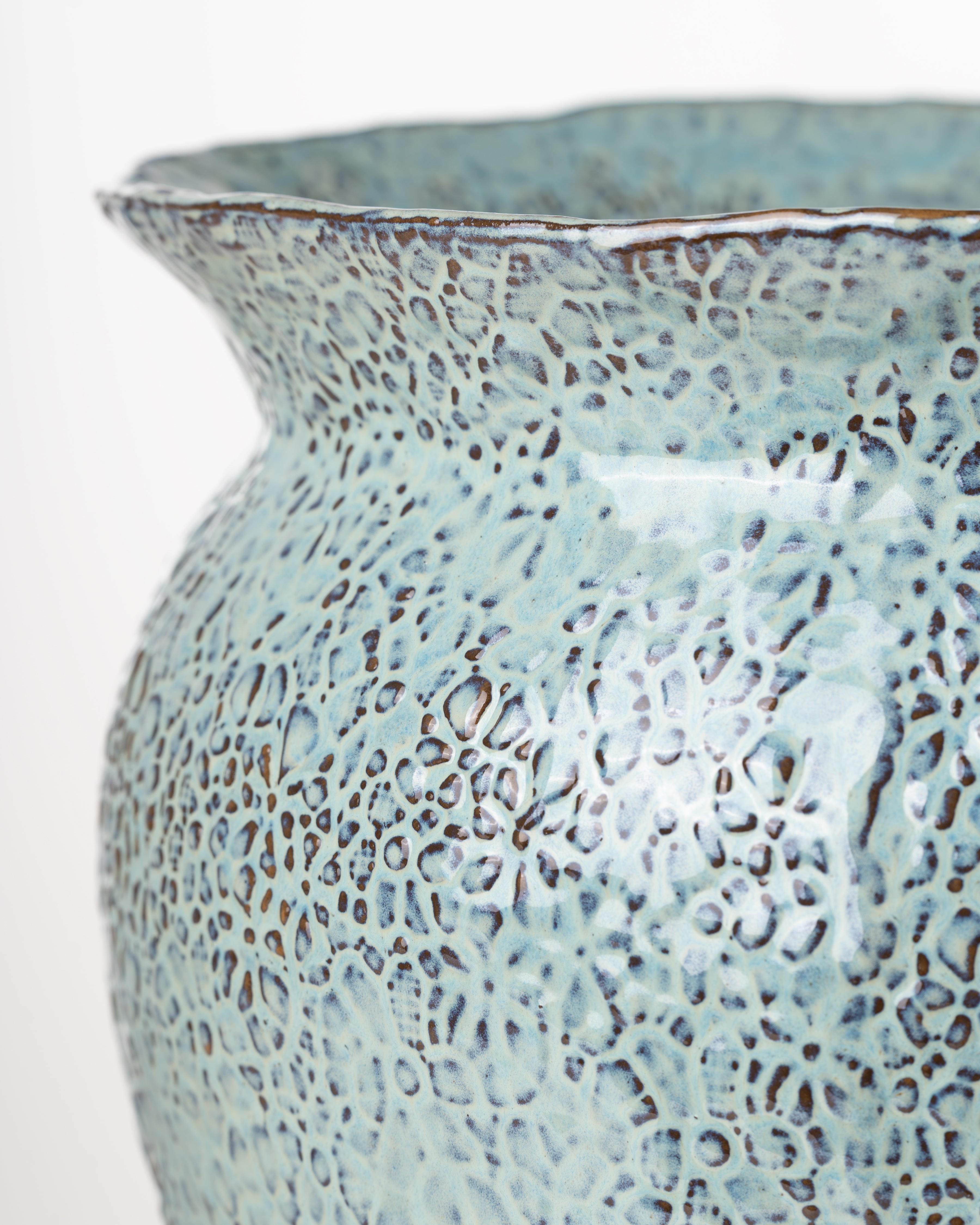Seafoam Ceramic Vase