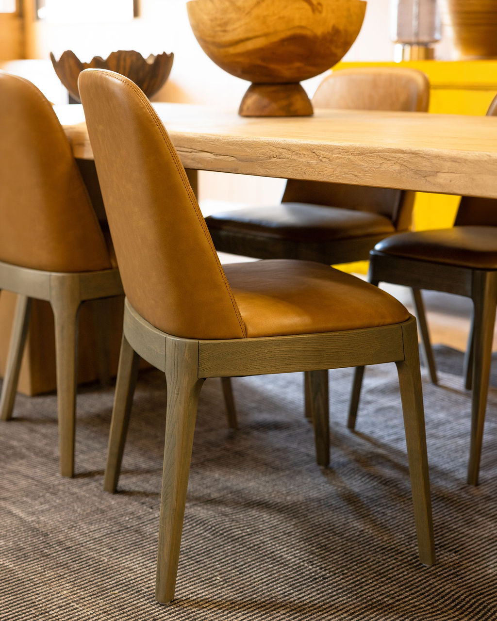 Halima Dining chair | Leather