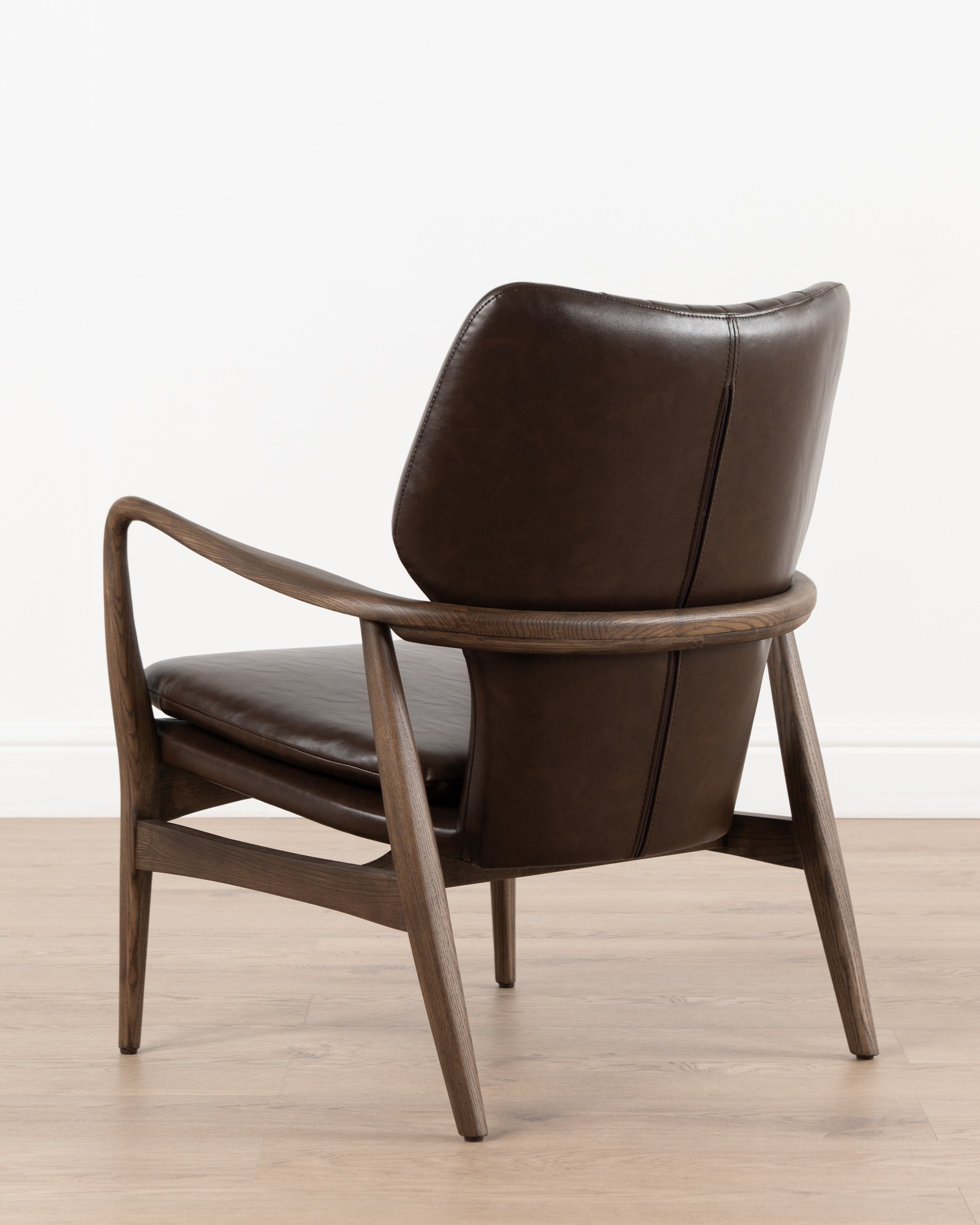 Regency Leather Accent Chair