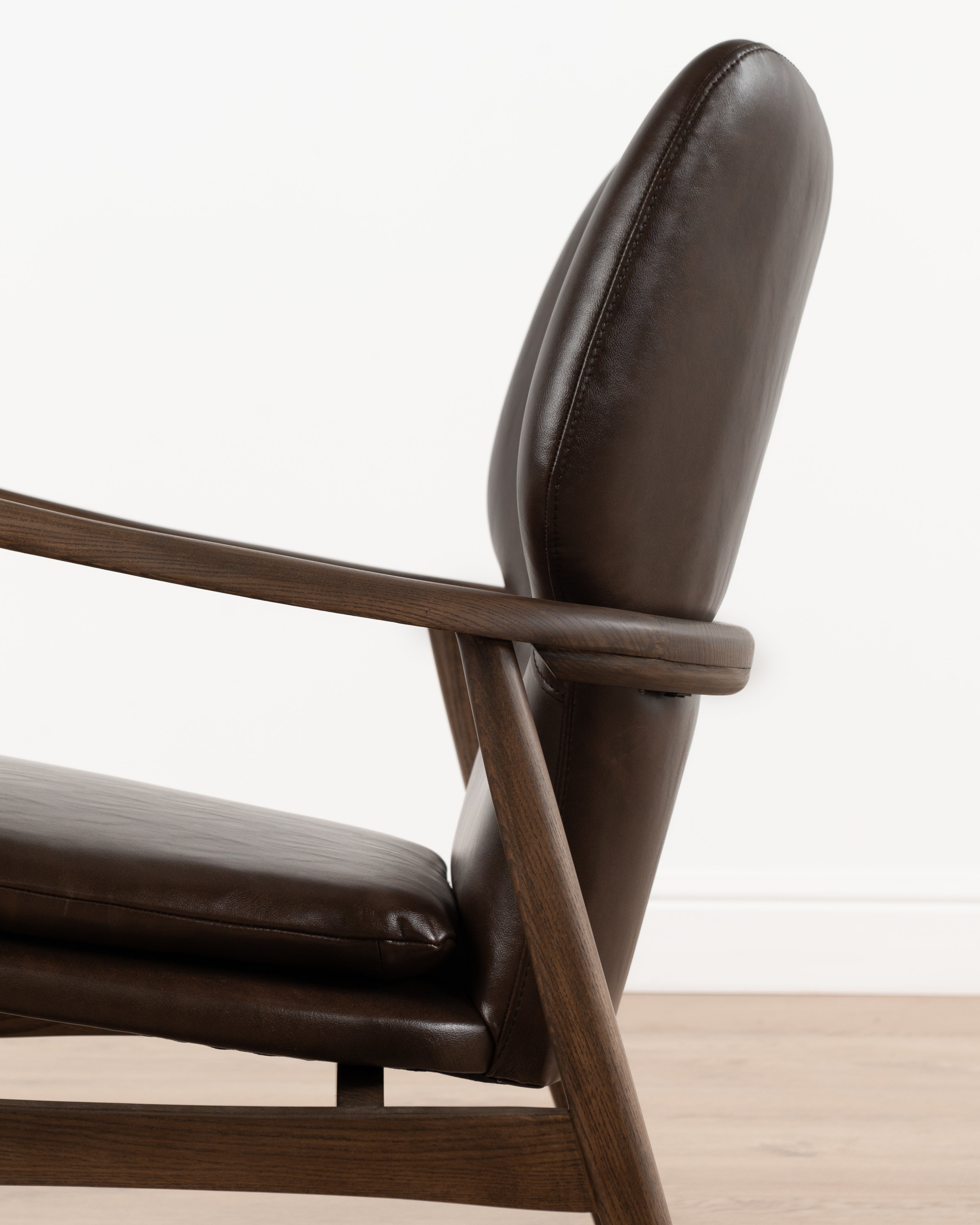 Regency Leather Accent Chair
