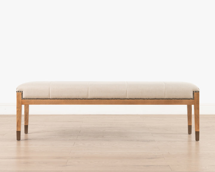 Khanya Bench | Linen