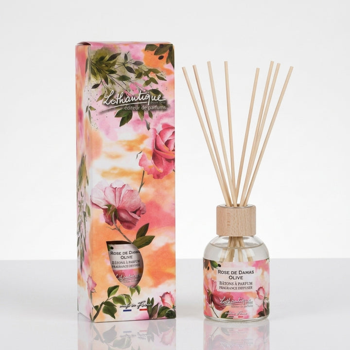 Jardin d'Aquarelles Damask Rose Olive Fragrance Diffuser