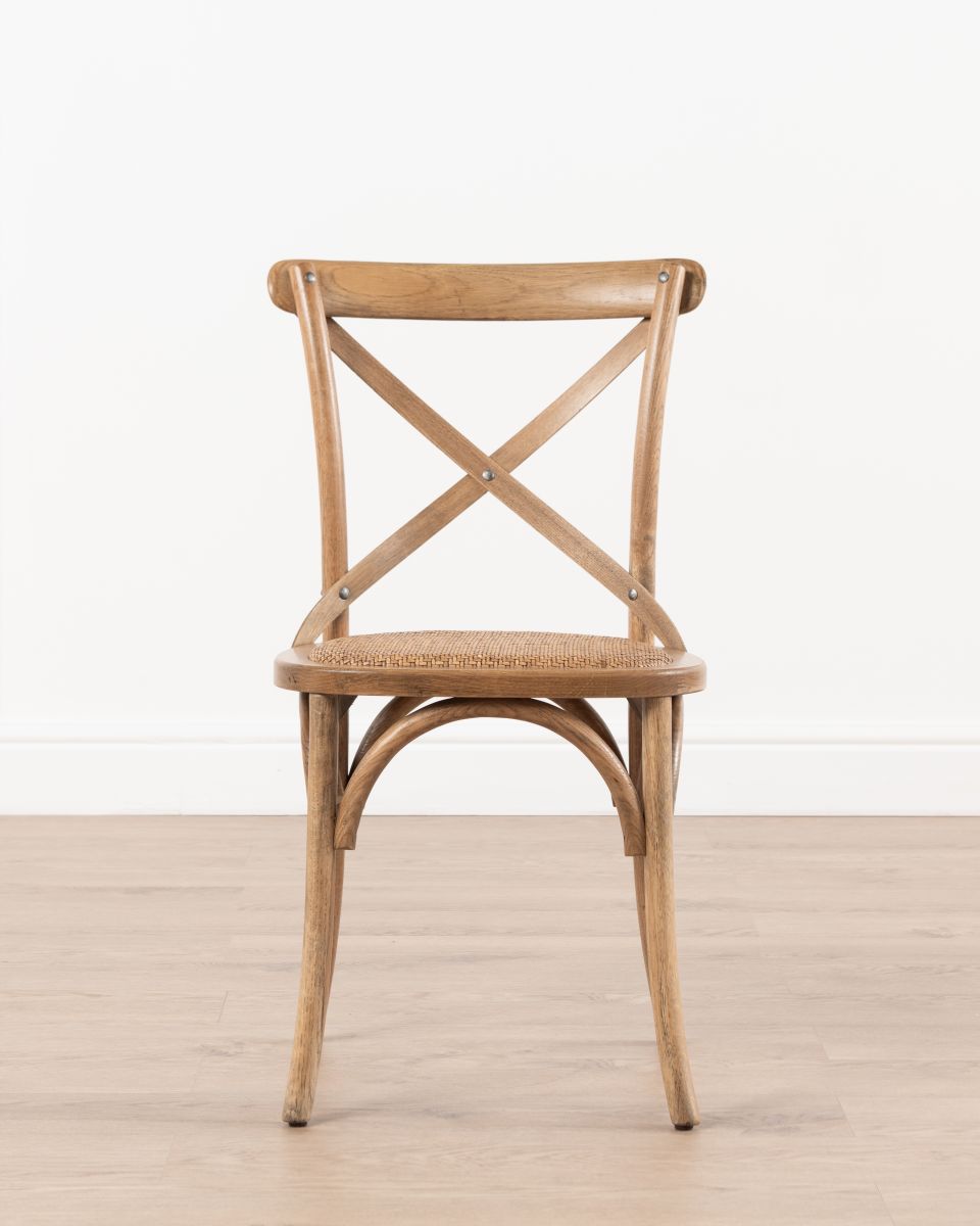 Jenny Crossback Dining Chair | Antique Oak