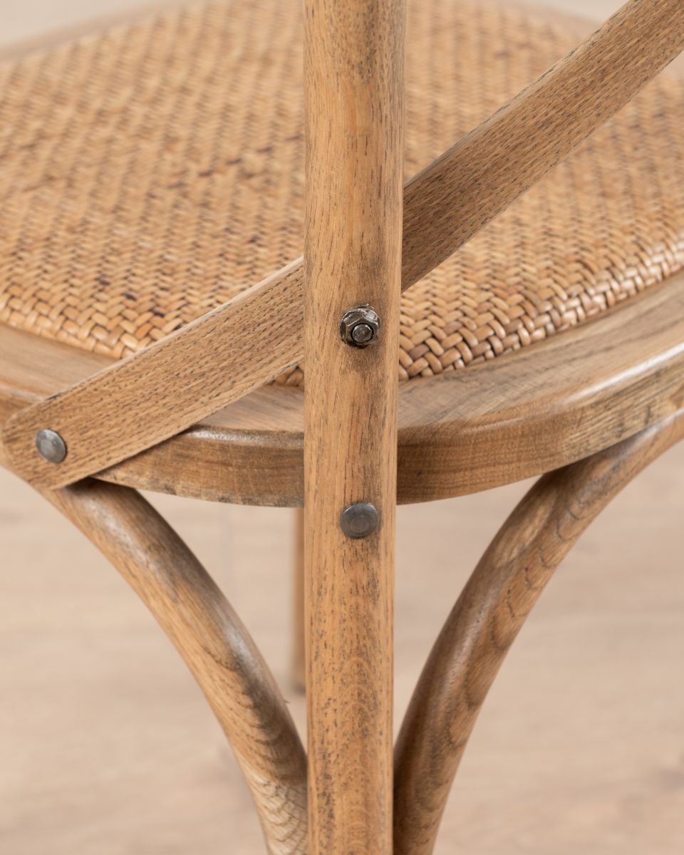 Jenny Crossback Dining Chair | Antique Oak