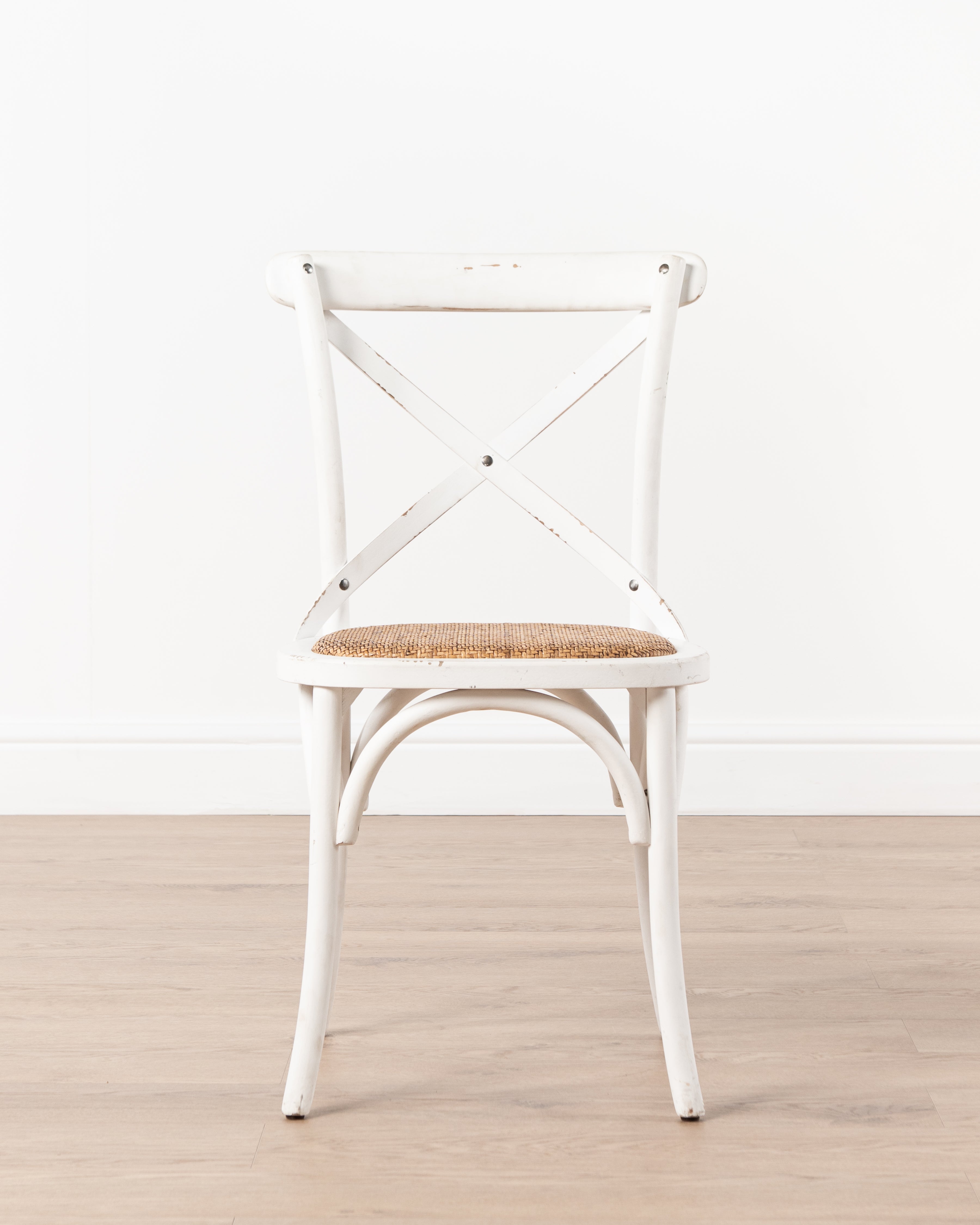 Jenny Crossback Dining Chair | White