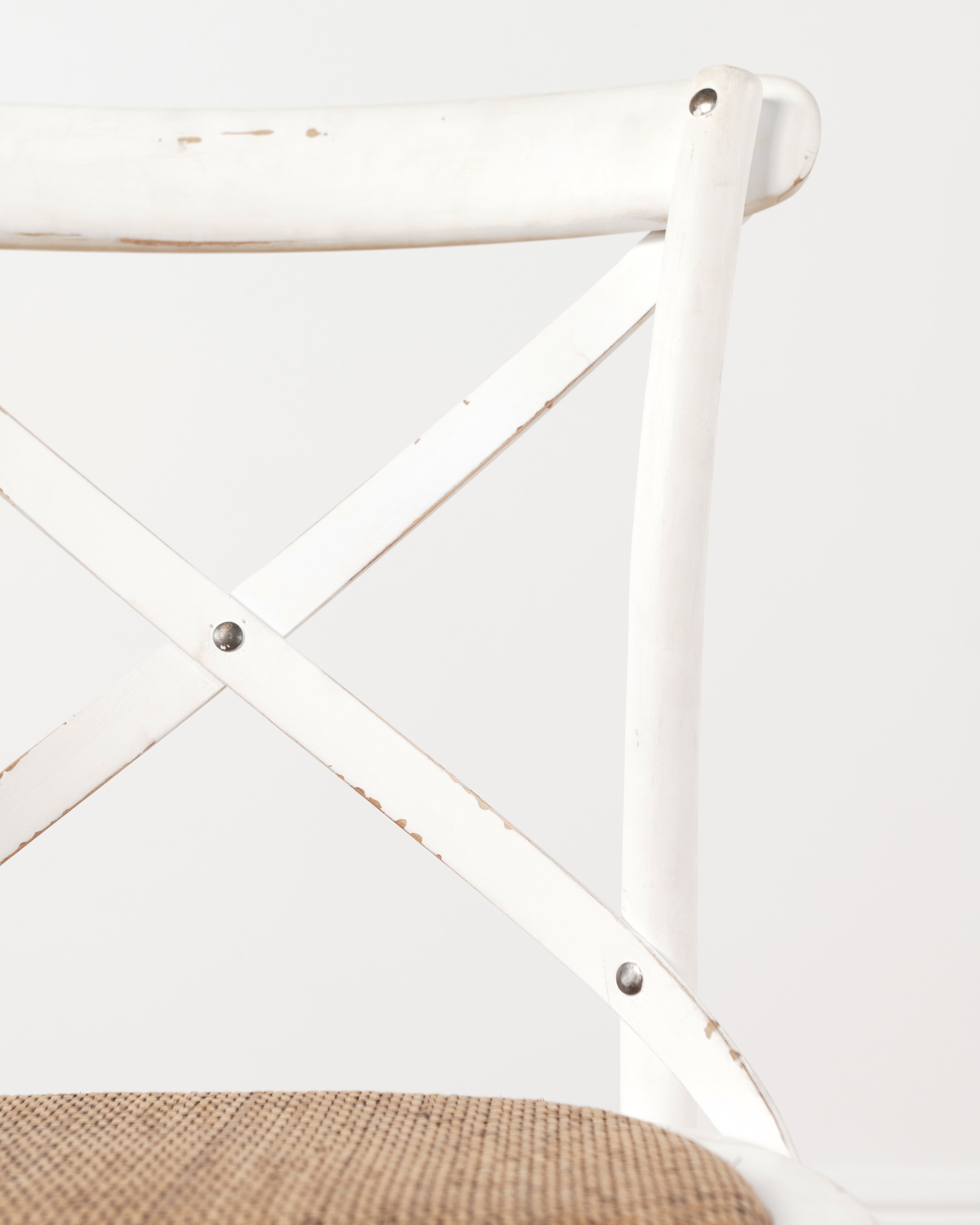 Jenny Crossback Dining Chair | White