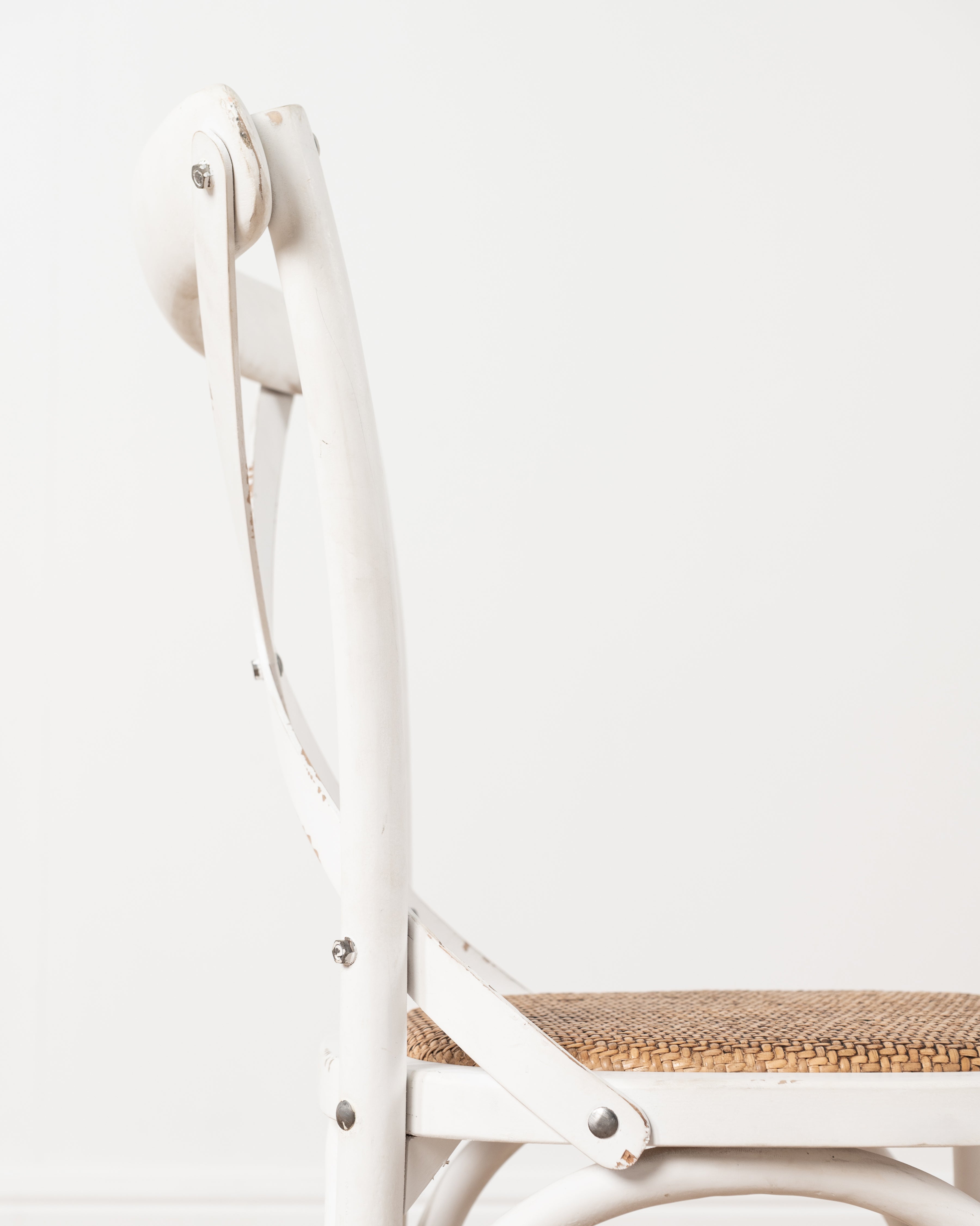 Jenny Crossback Dining Chair | White