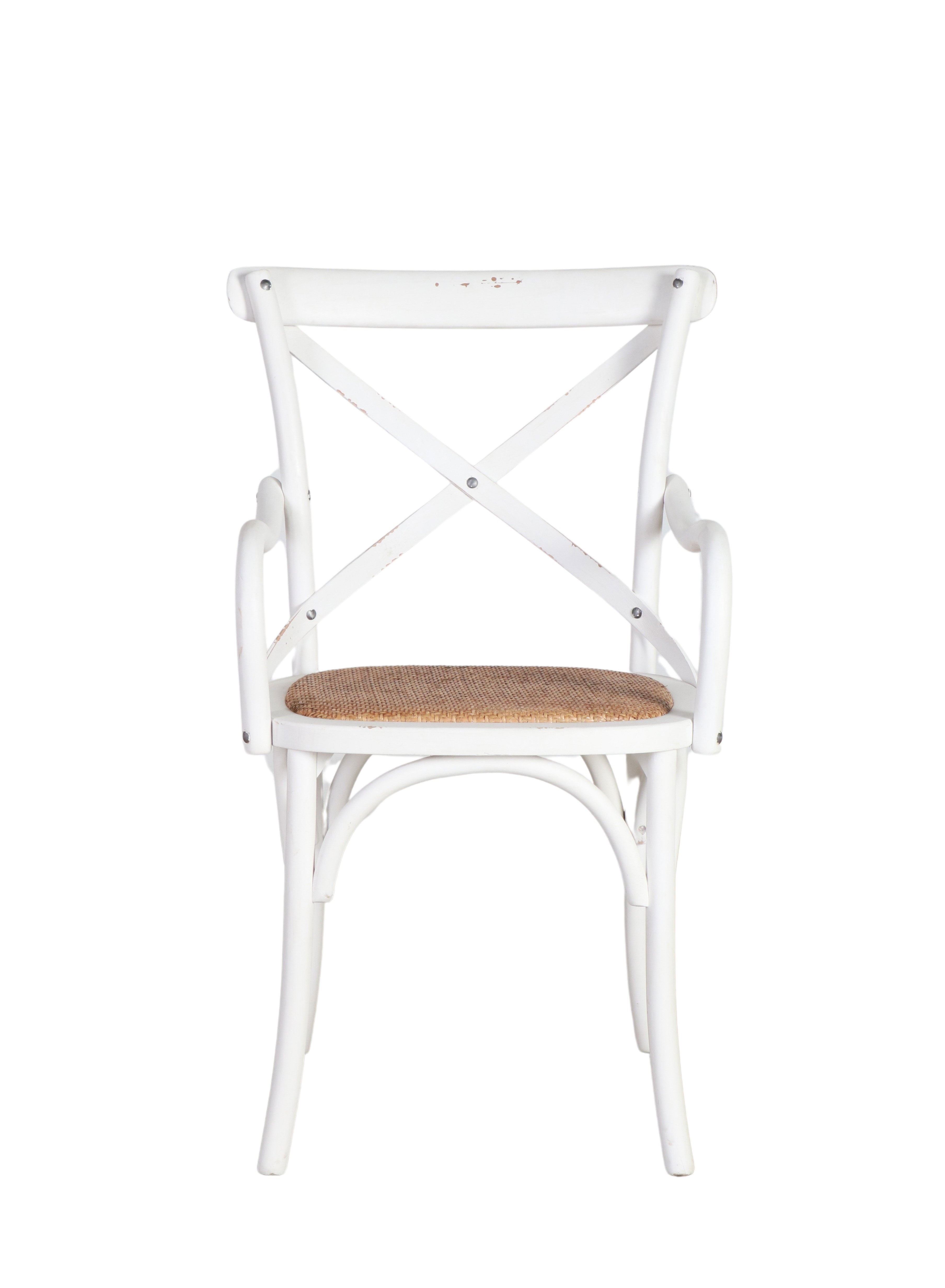 Jenny Crossback Armchair | White