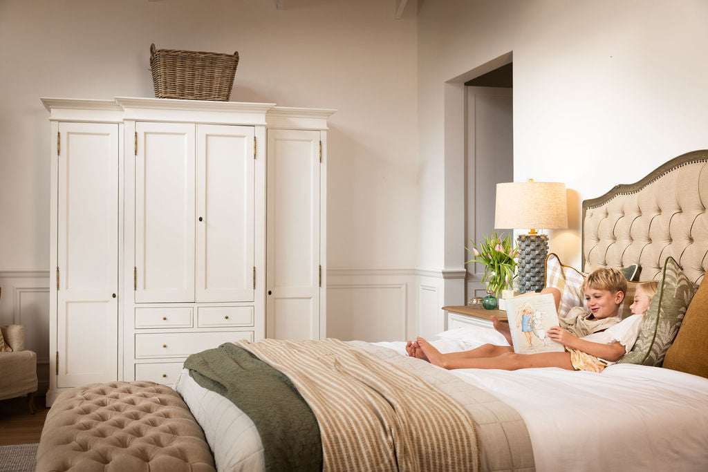 Hampshire 4 Door Wardrobe | 4 Drawers - White