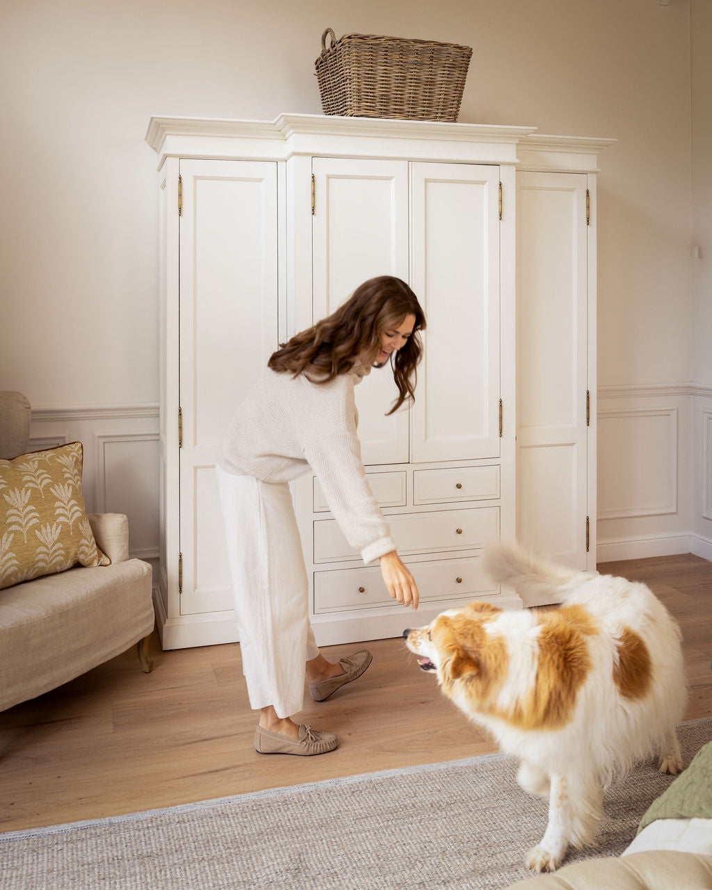 Hampshire 4 Door Wardrobe | 4 Drawers - White