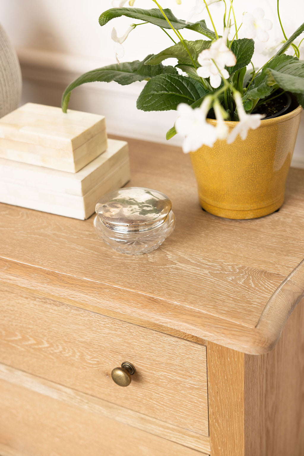 Normandy Cab Leg 3 Drawer Pedestal