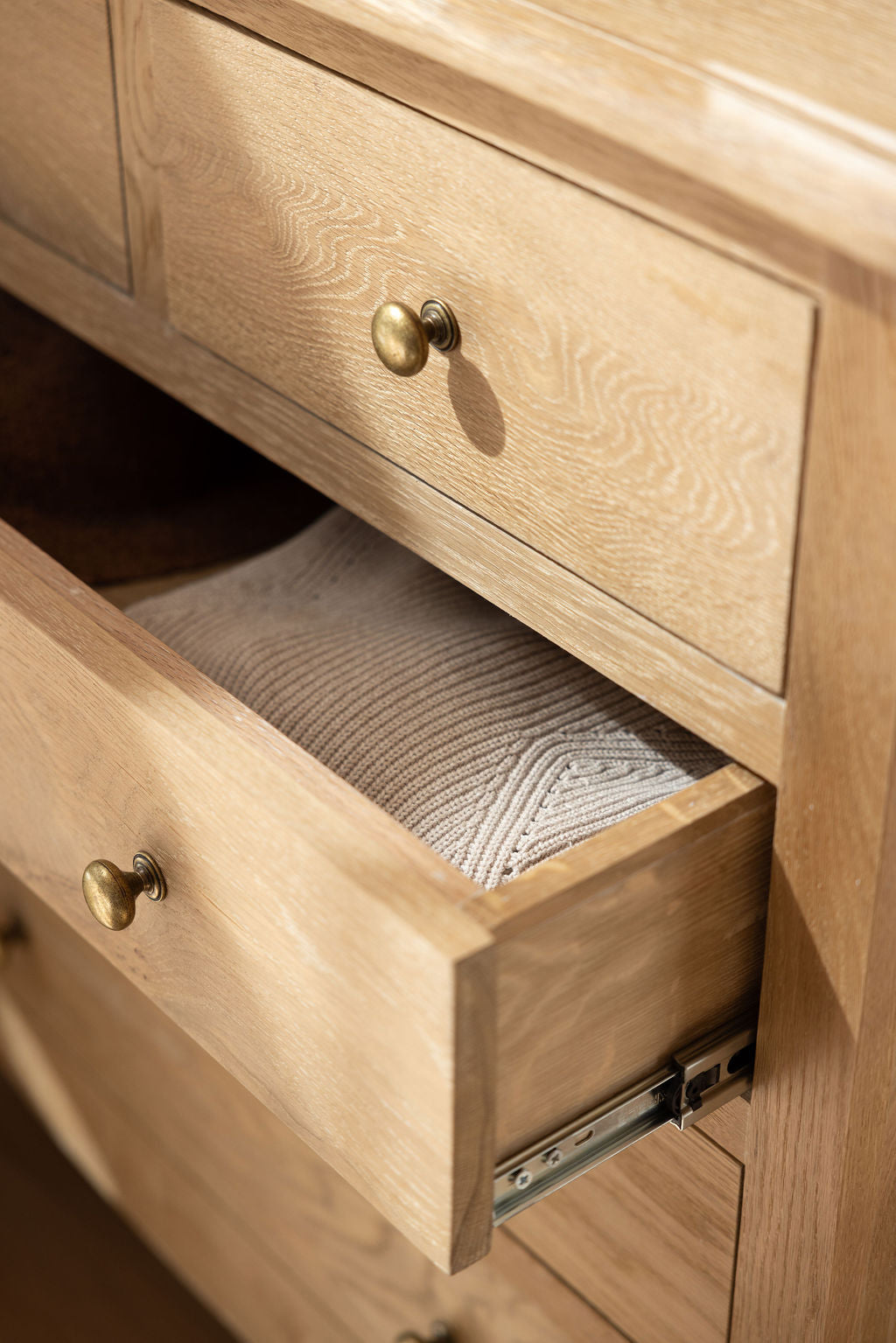 Normandy Cab Leg 5 Drawer Chest