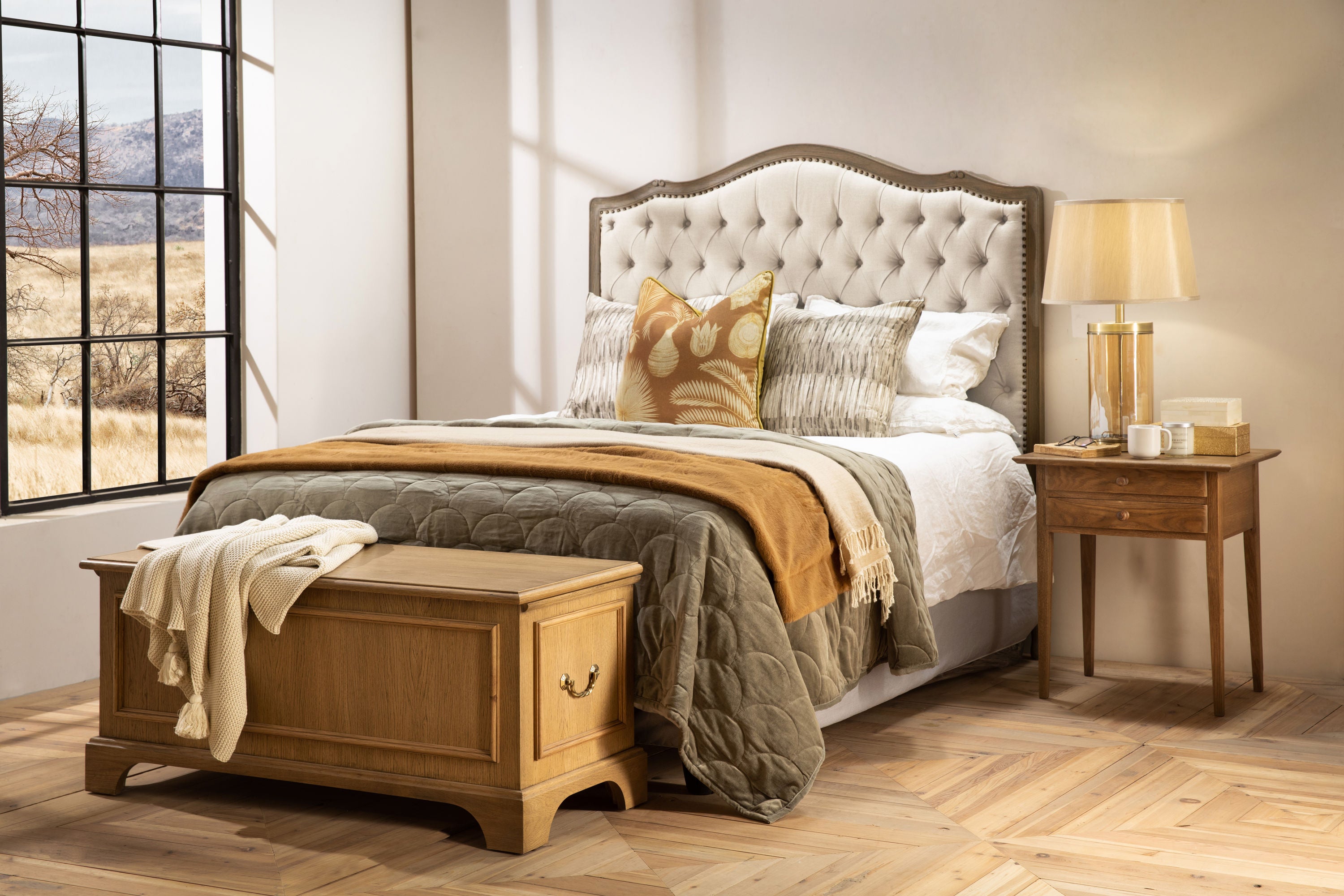 Margaret Headboard | Cream - King