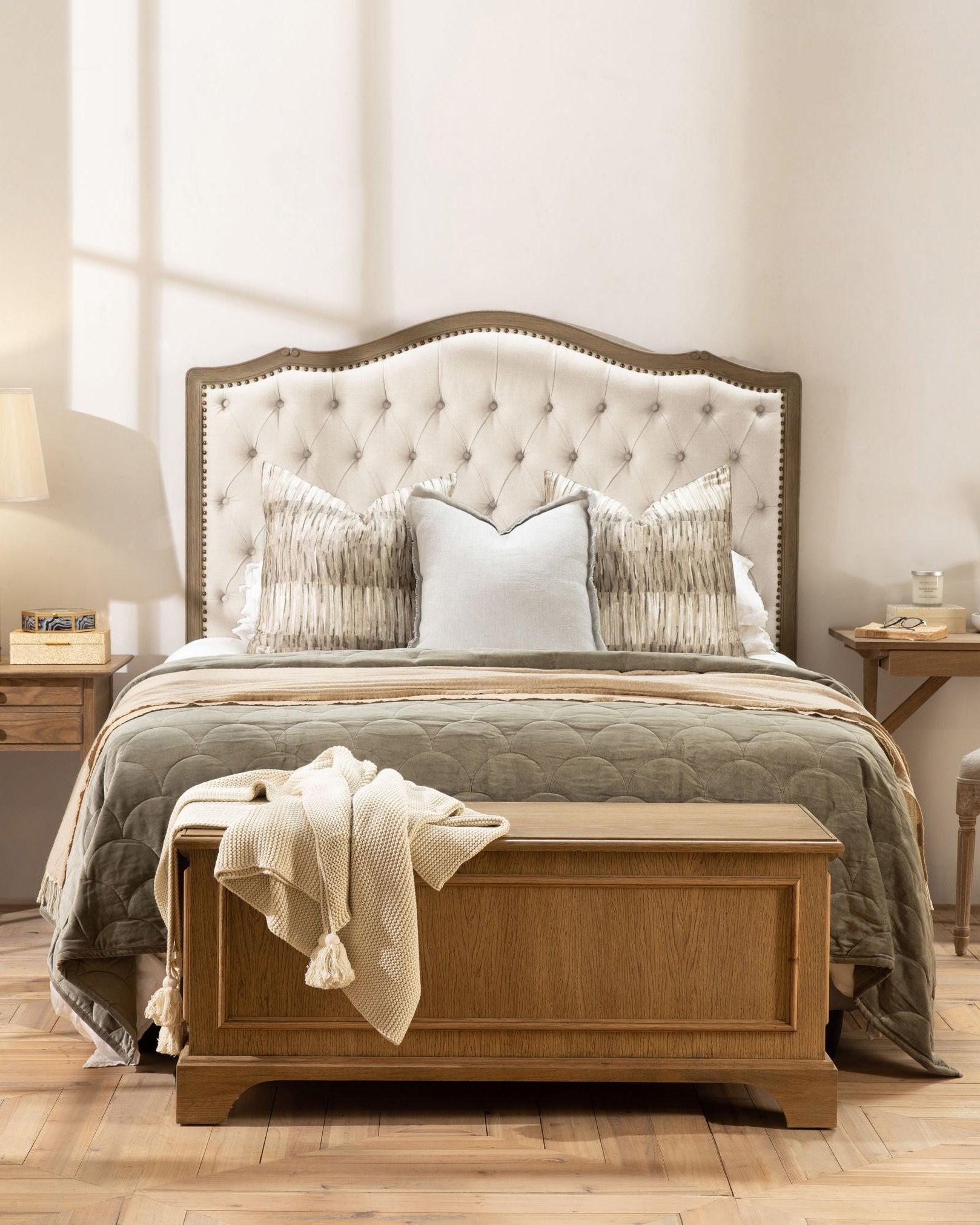Margaret Headboard | Cream - Queen