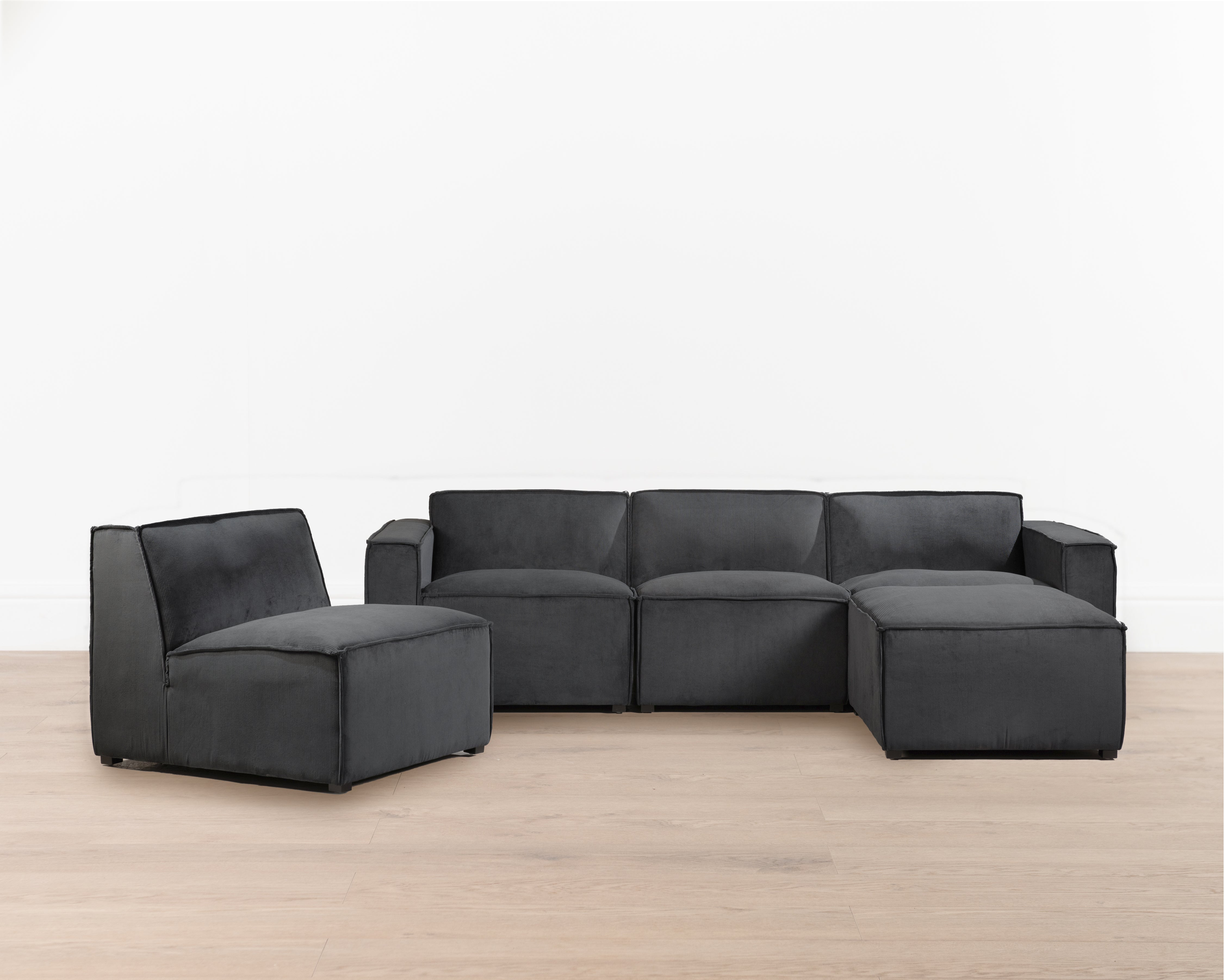 Marcella Modular Sofa | Charcoal