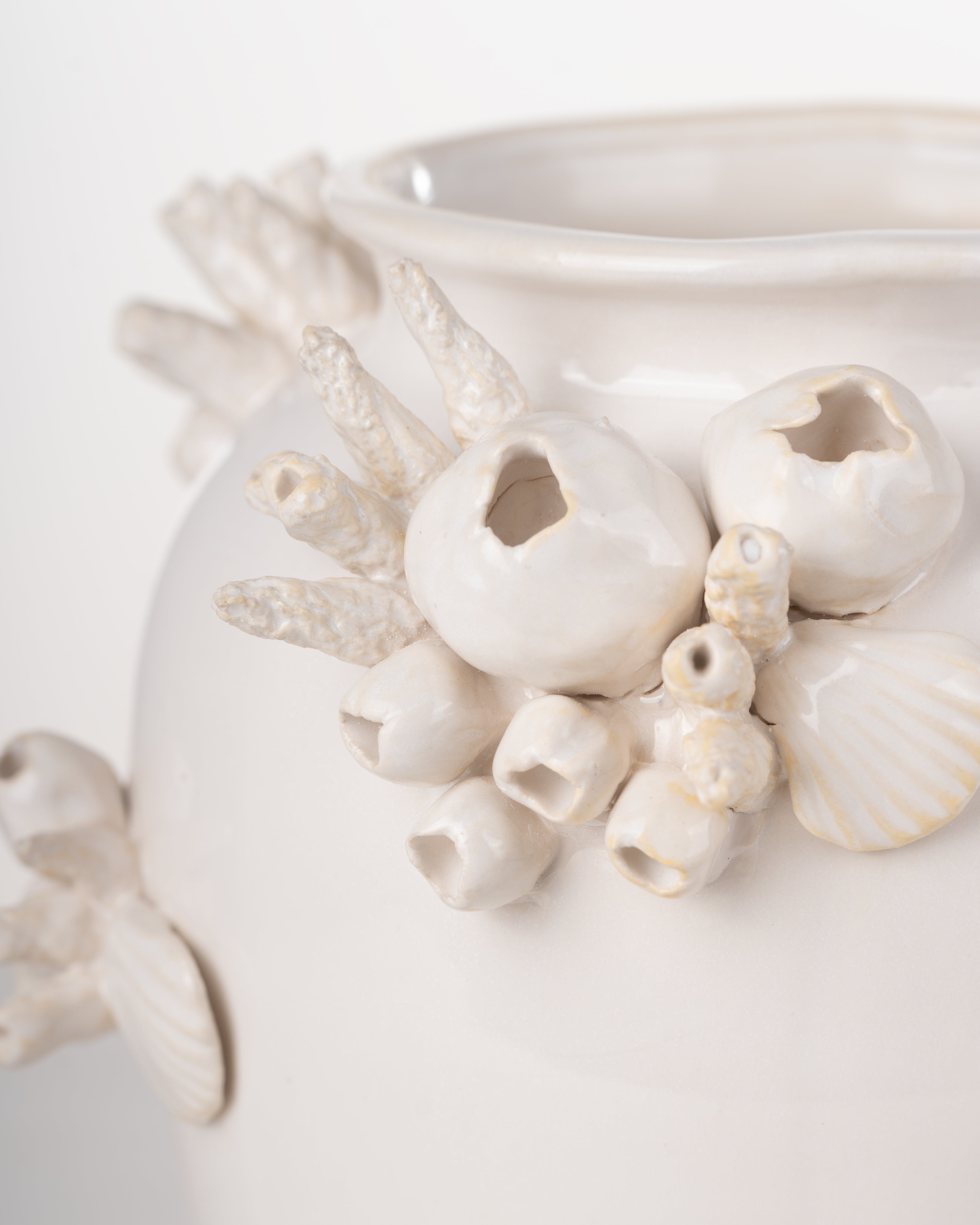 Coral Ceramic Vase