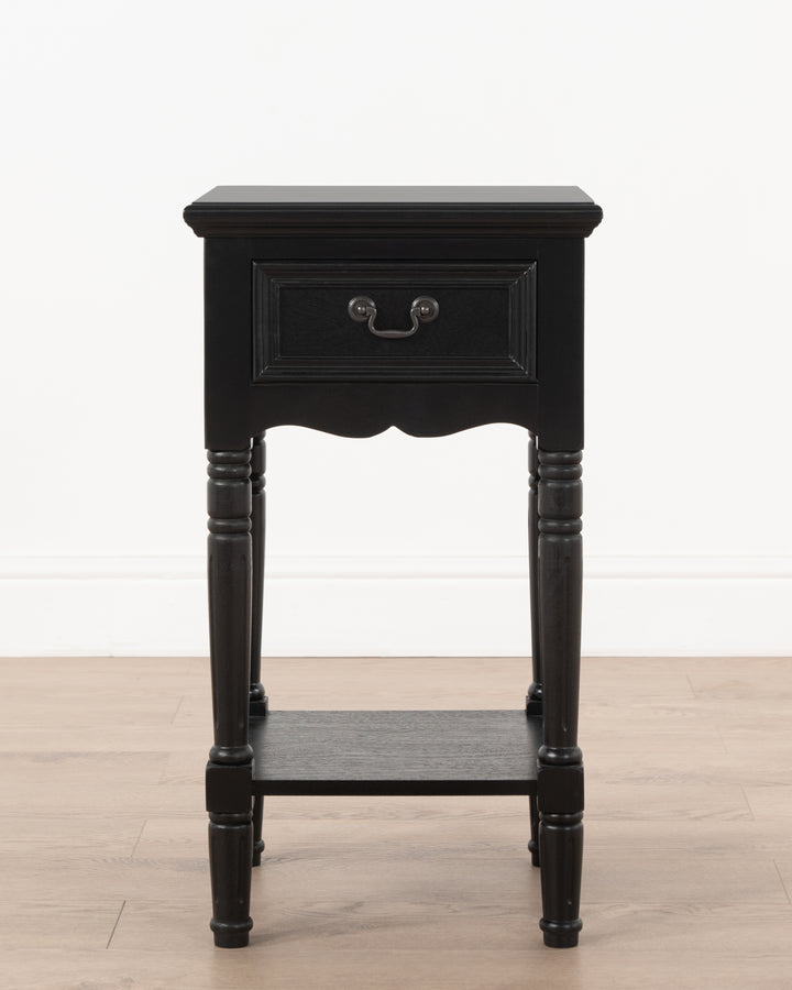 Maisonette Sabine Bedside Table | Black