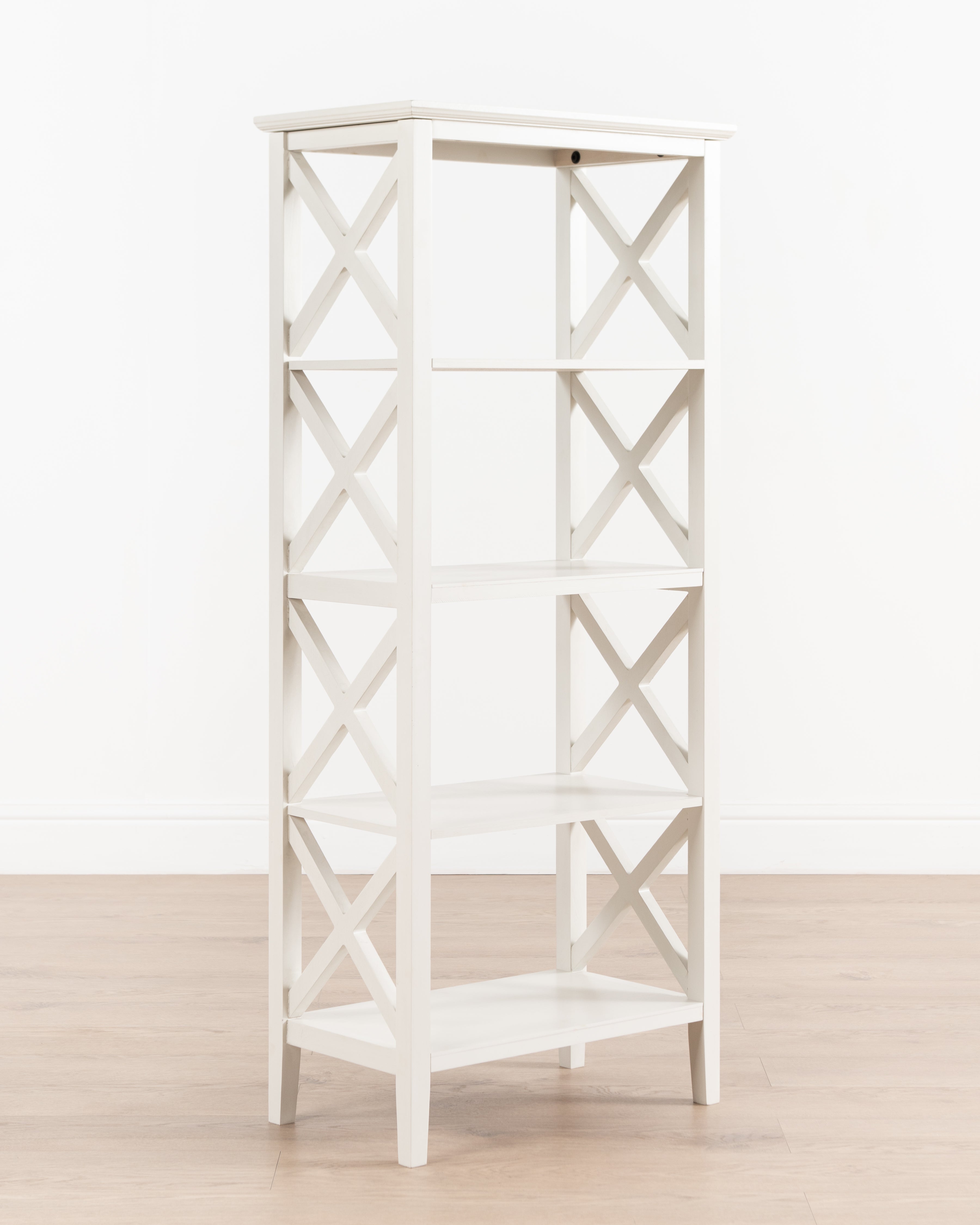 BOOKSHELF 5TIER WHITE