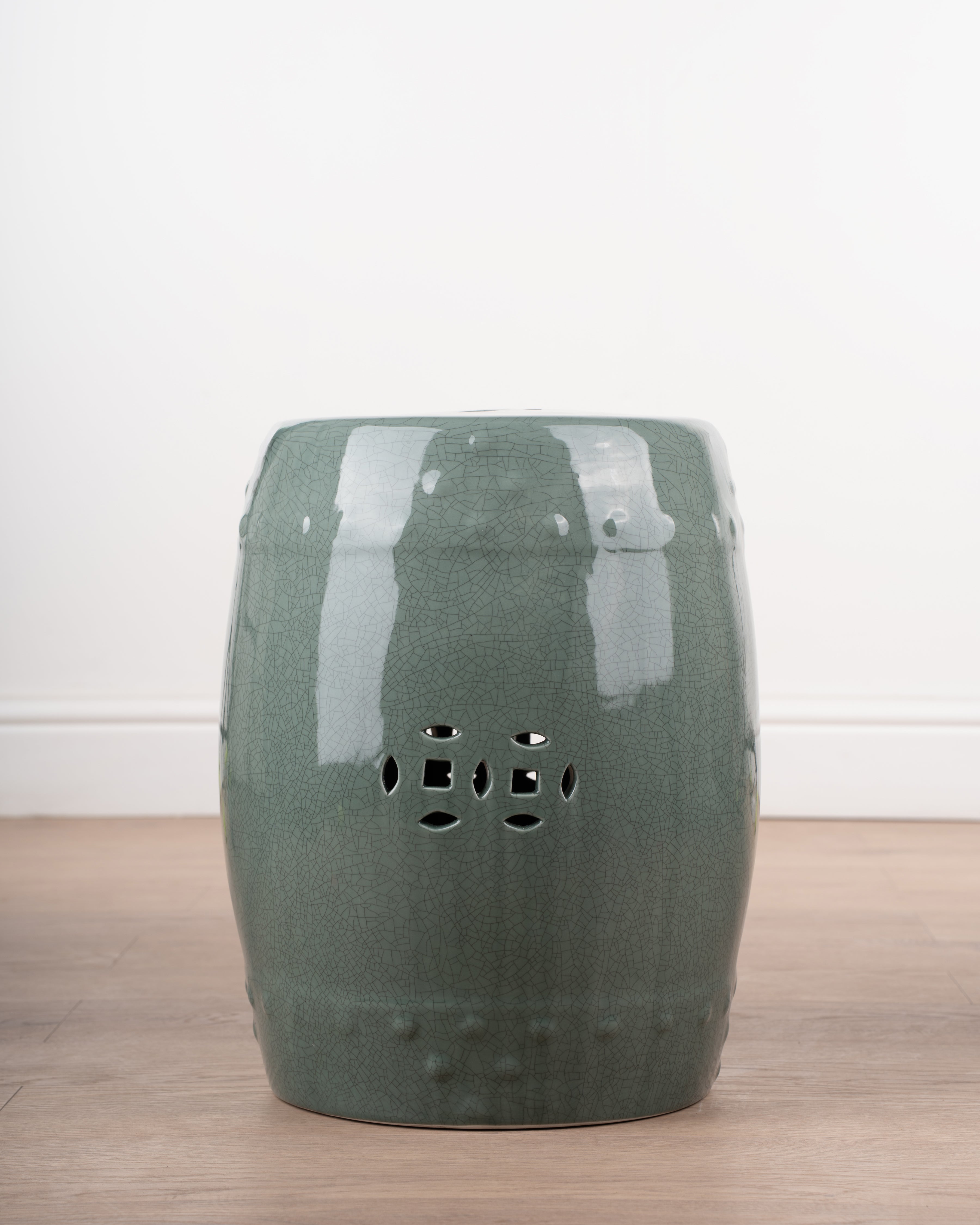 Oasis Ceramic Stool | Green