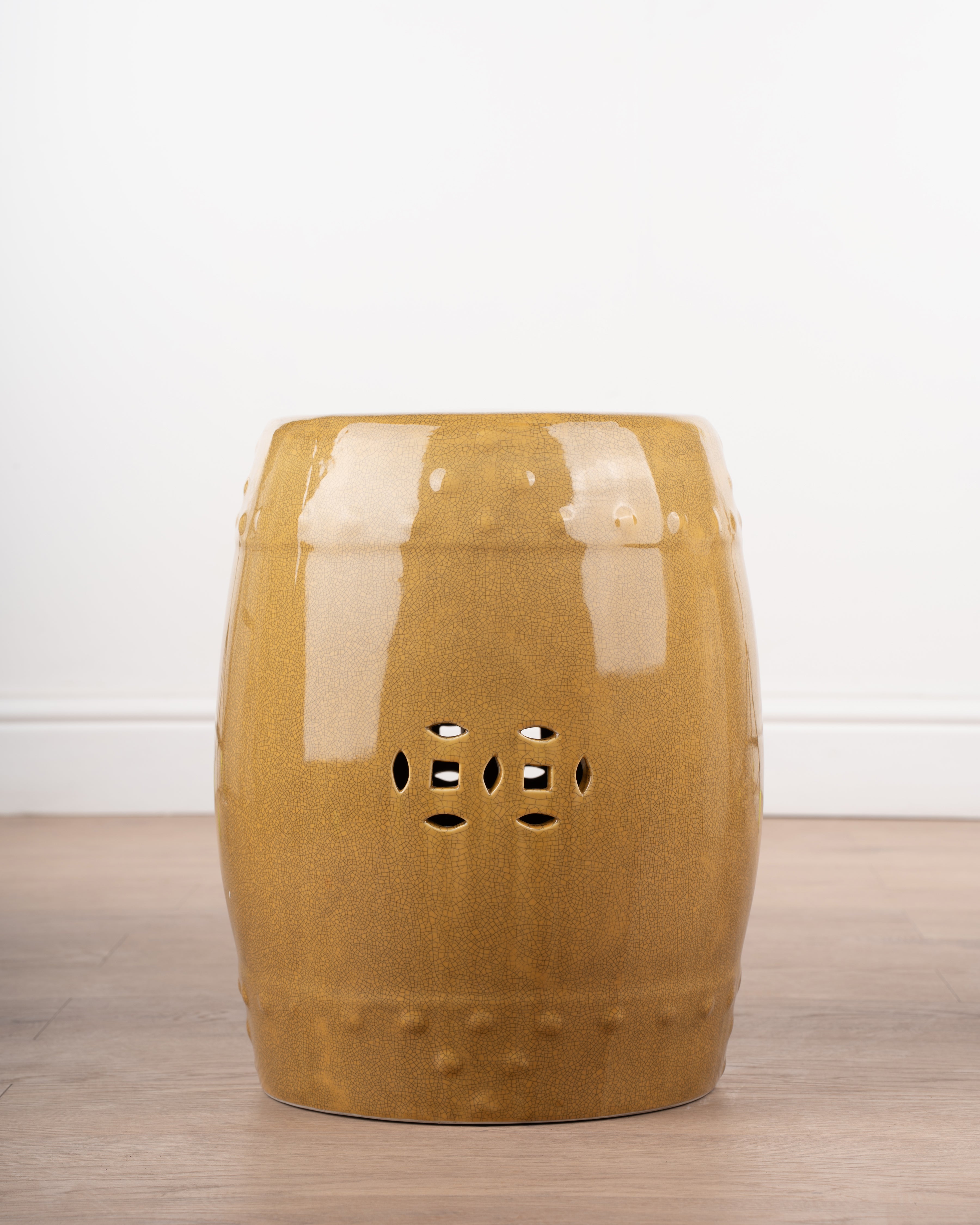 Oasis Ceramic Stool | Yellow