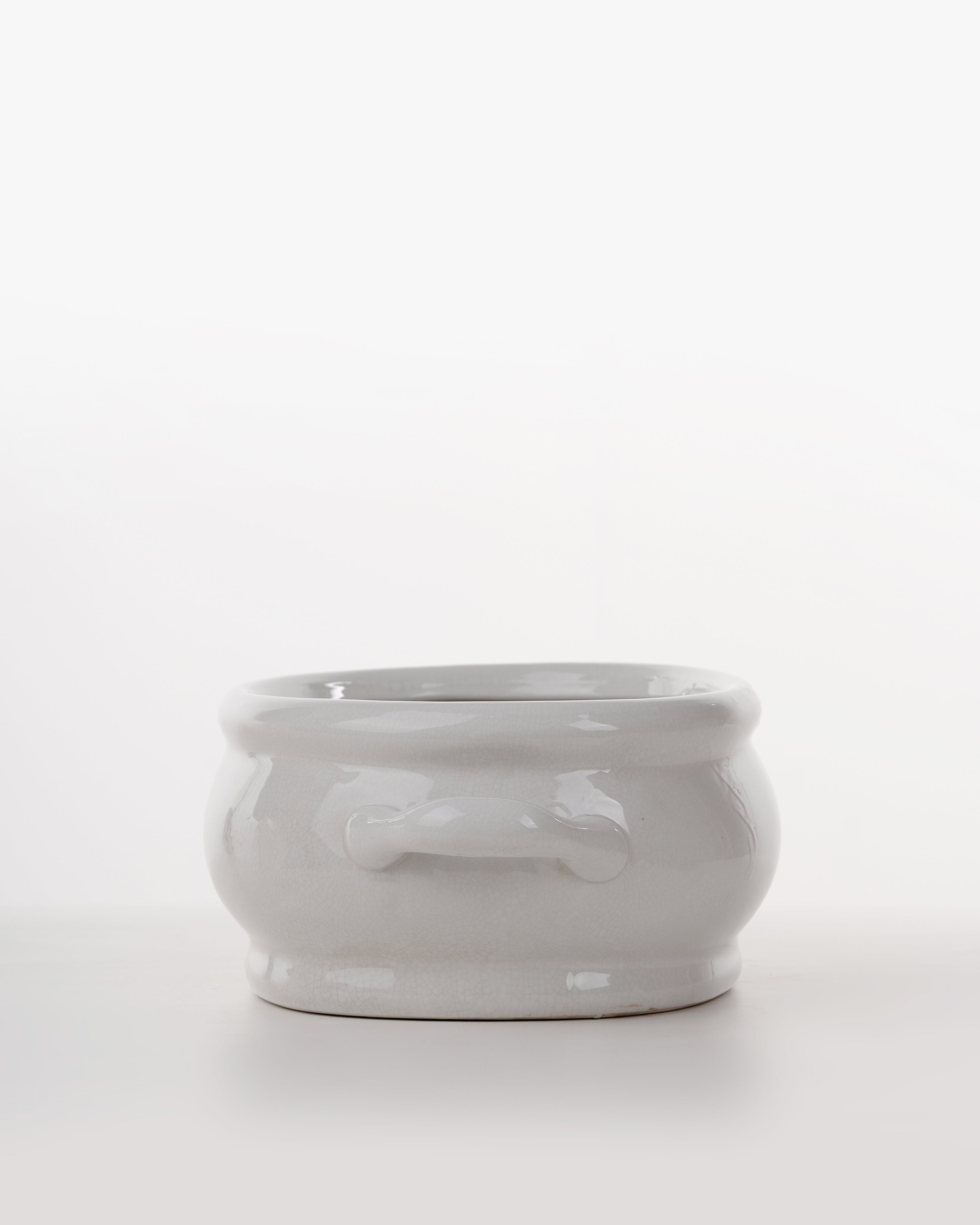 Sandridge Ceramic Planter | Medium | White