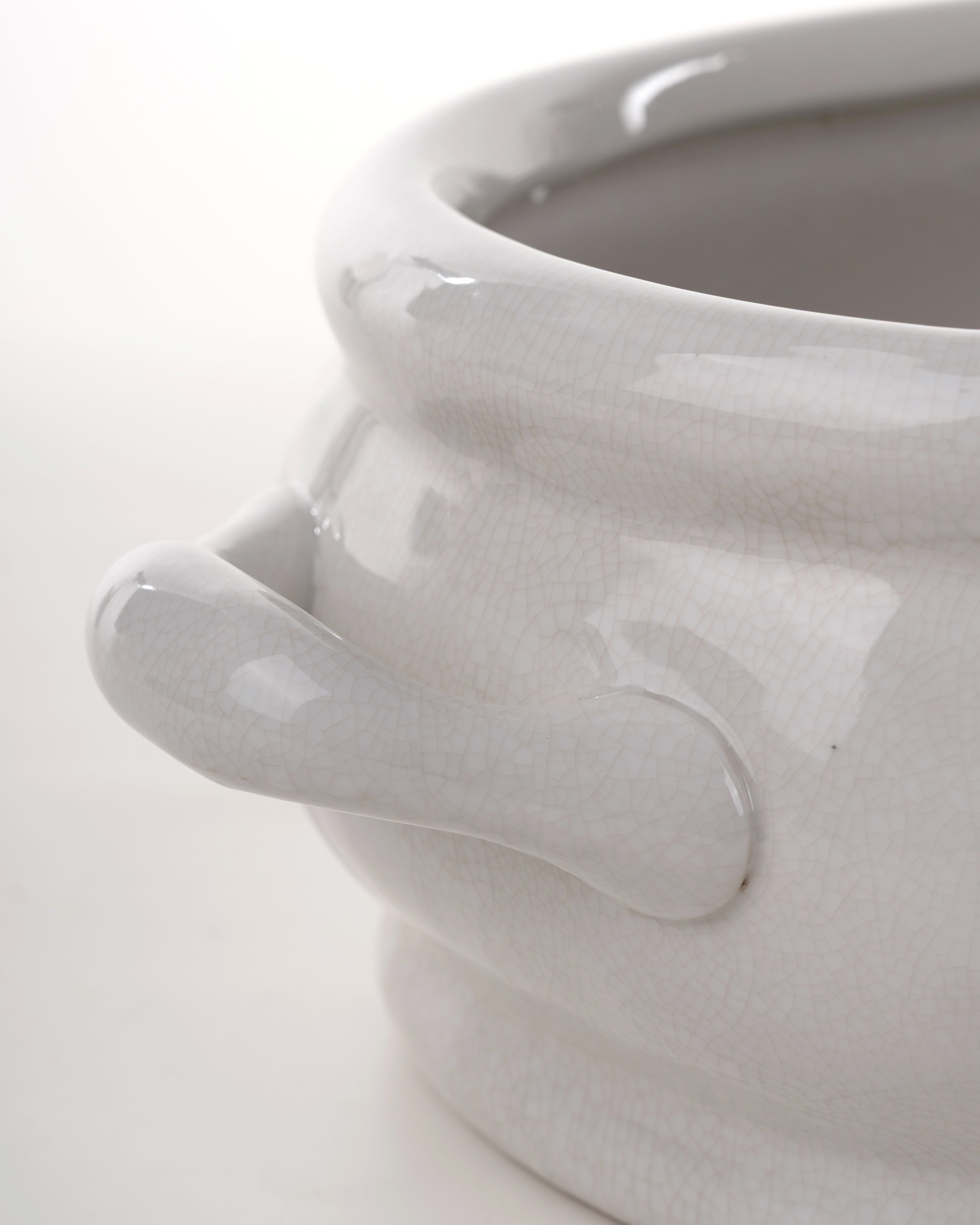 Sandridge Ceramic Planter | Medium | White