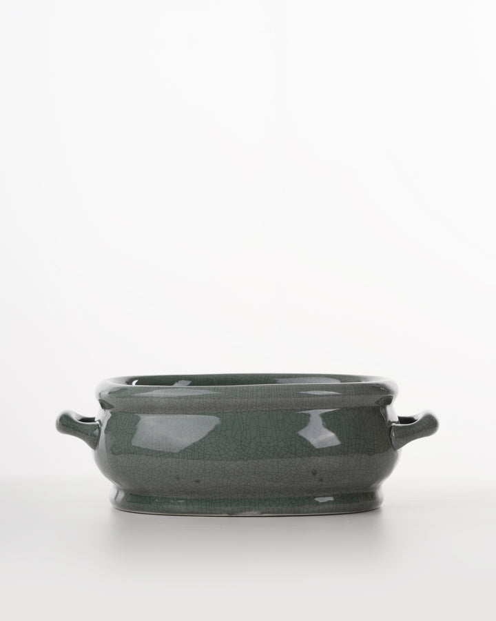 Sandridge Ceramic Planter | Medium | Green