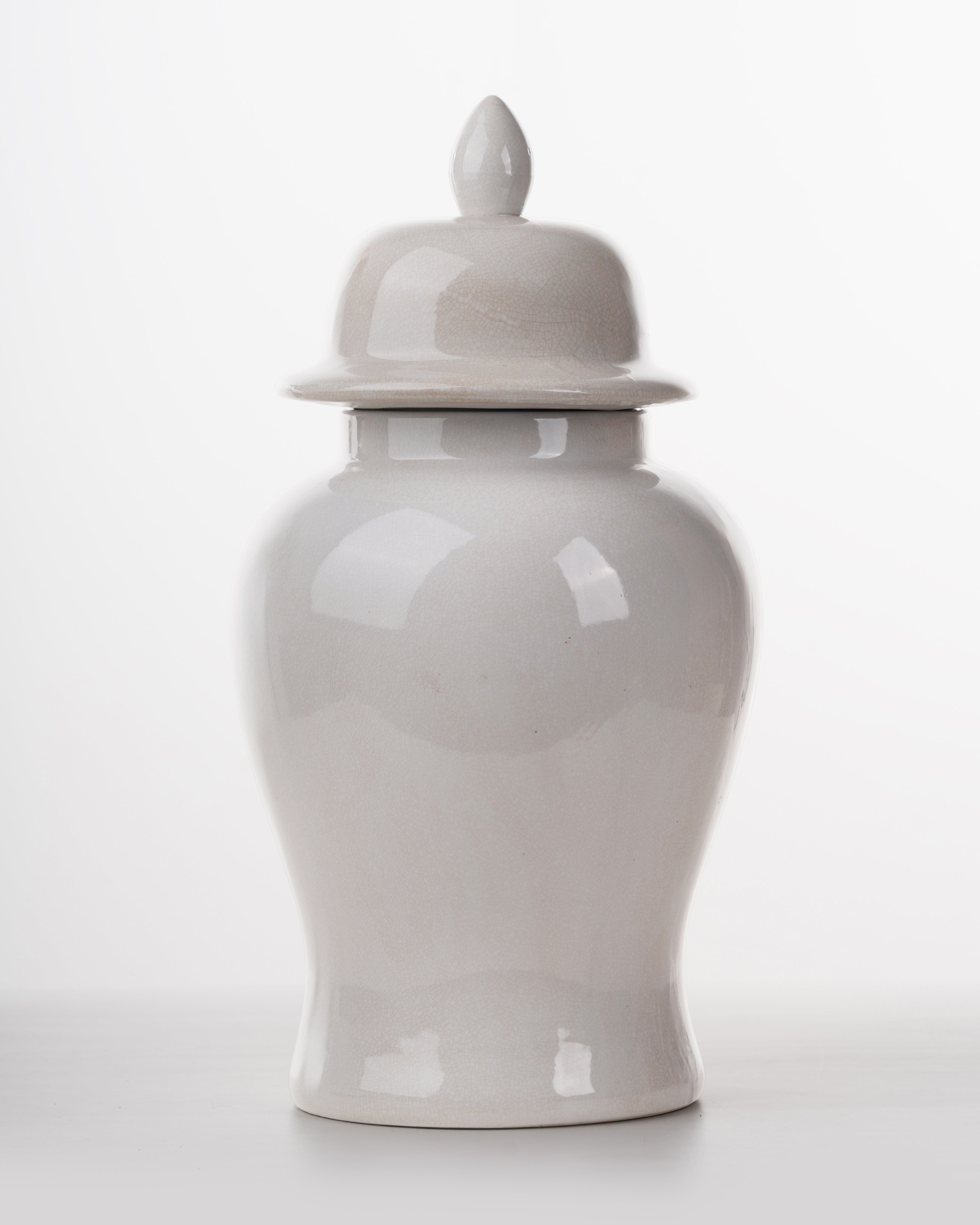 Temple Ginger Jar | White