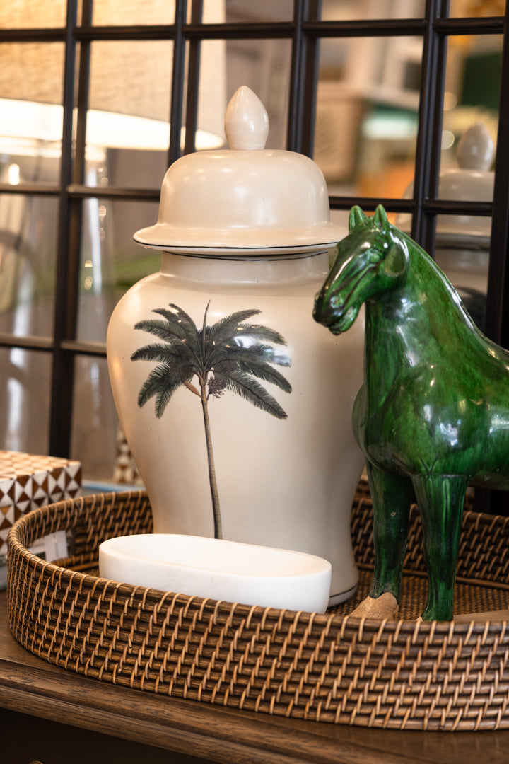 Temple Ginger Jar | Palm tree