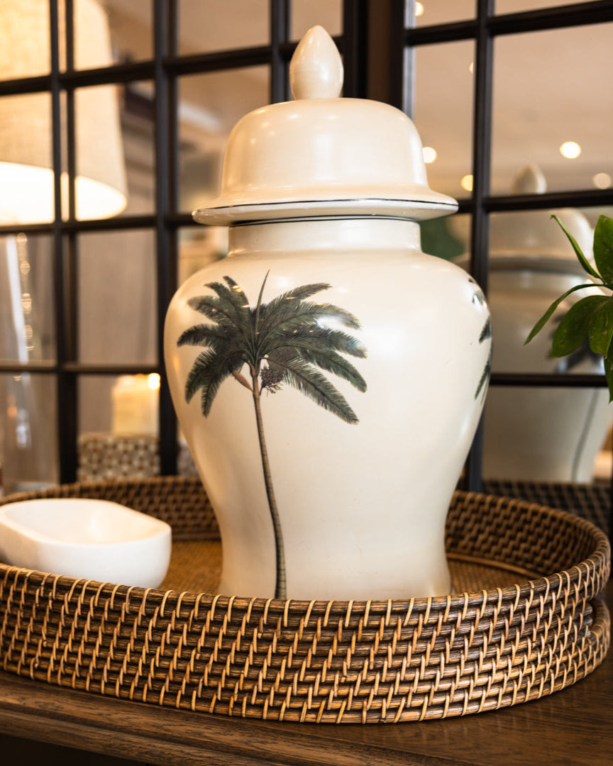 Temple Ginger Jar | Palm tree