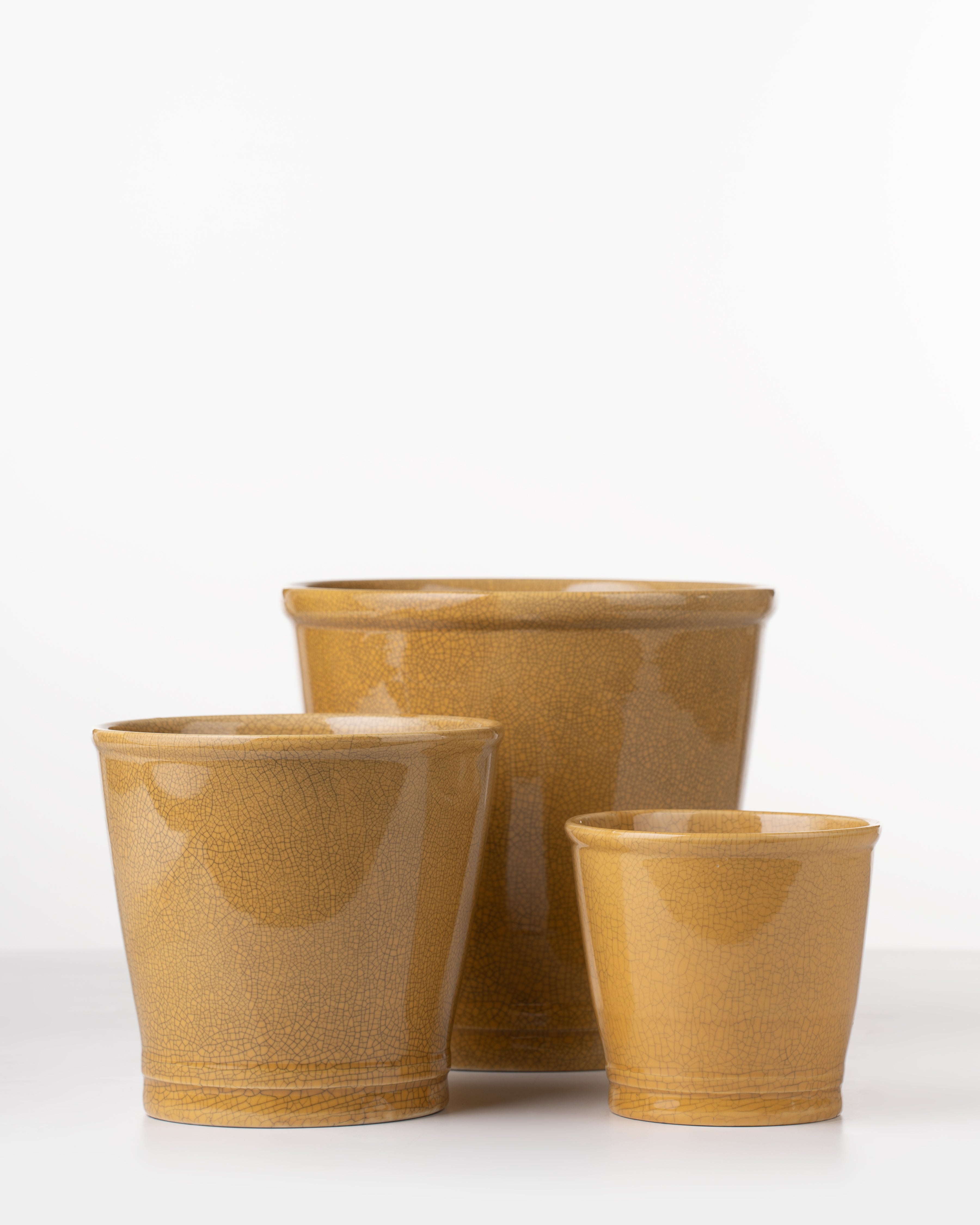 Riverstone Ceramic Planter | Small | Yellow