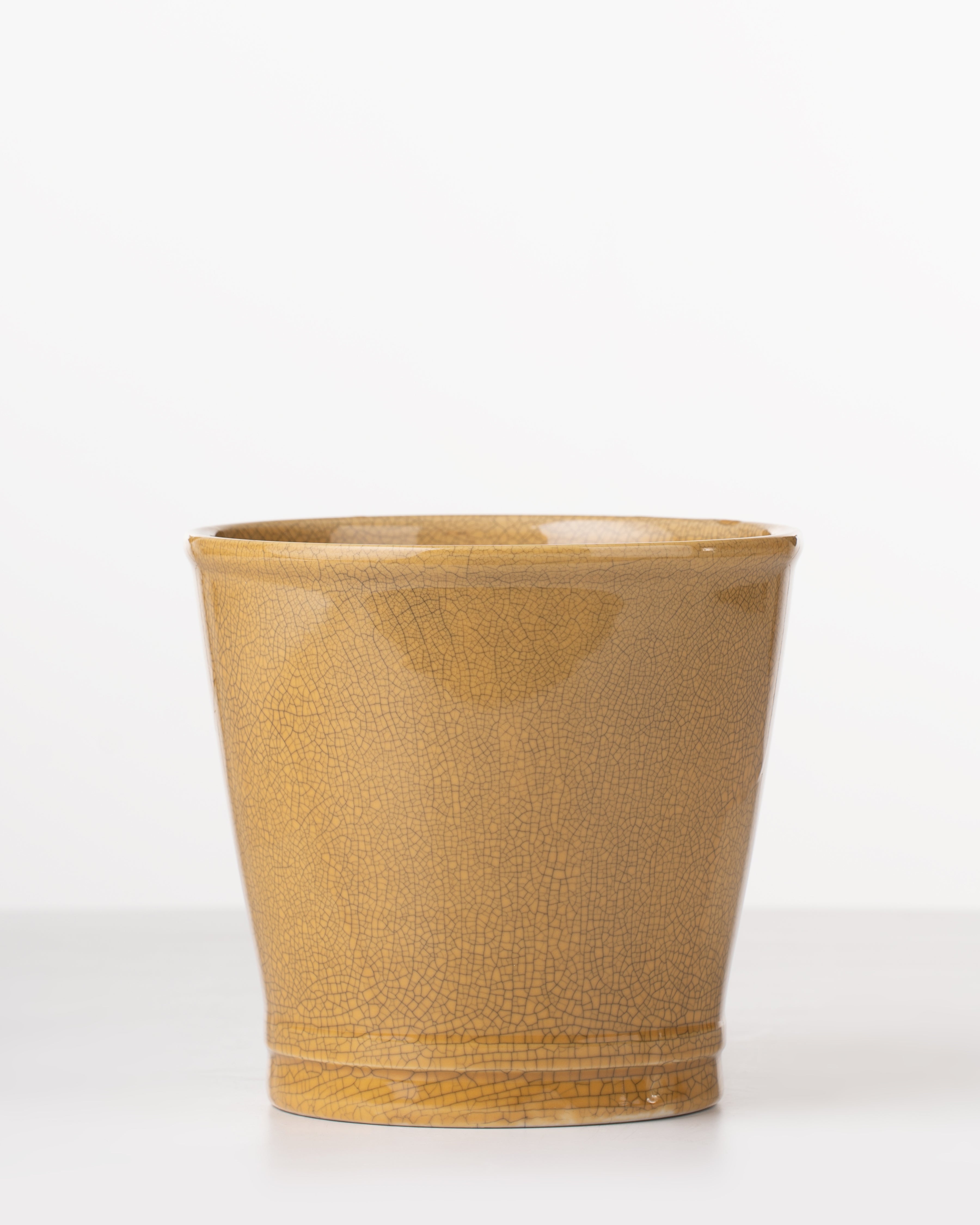 Riverstone Ceramic Planter | Medium | Yellow