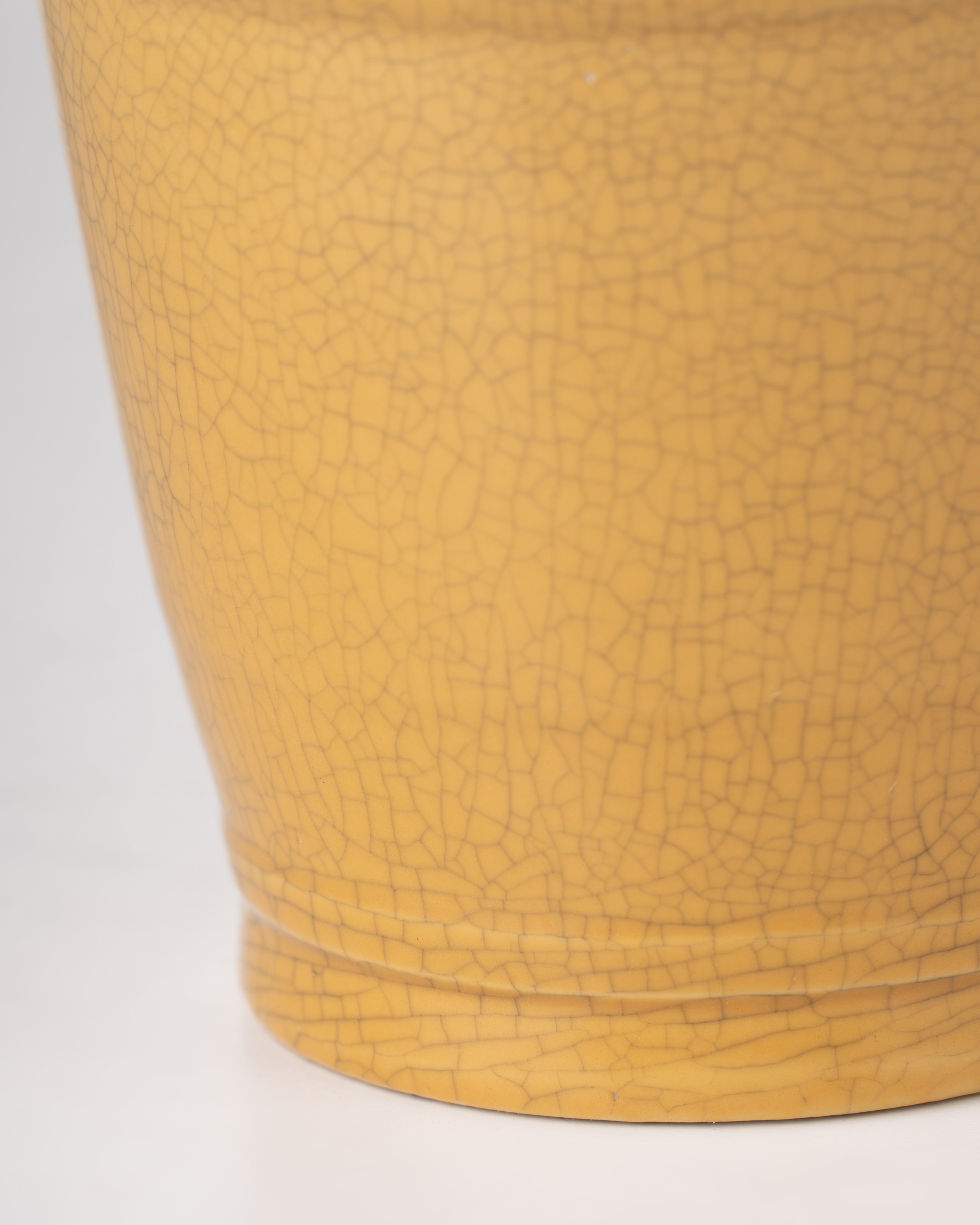 Riverstone Ceramic Planter | Small | Yellow