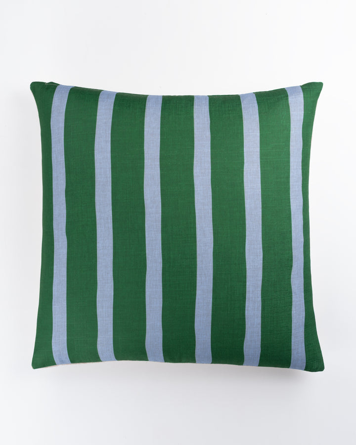 Paradise Green Stripe Cushion