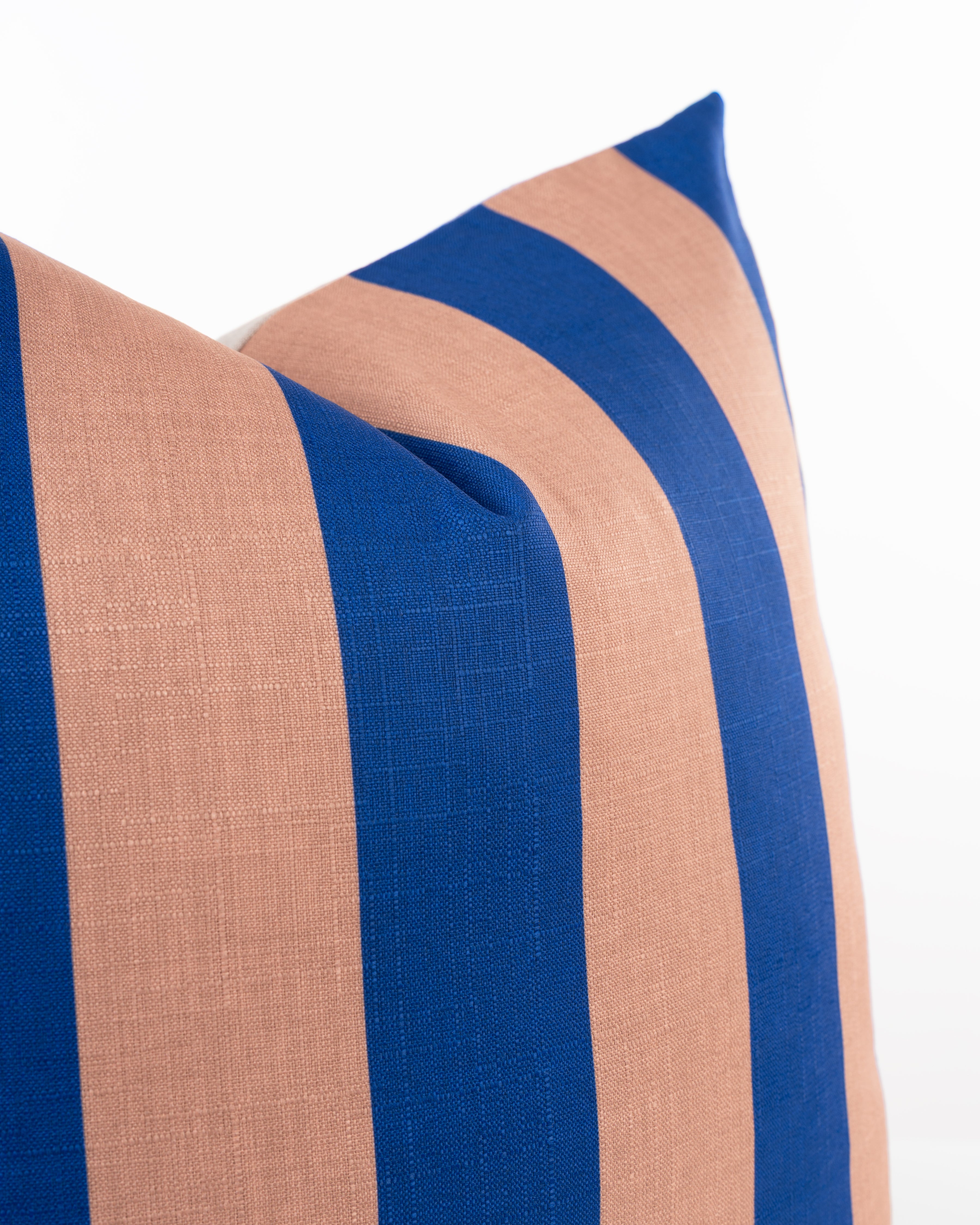Azure Stripe Cushion