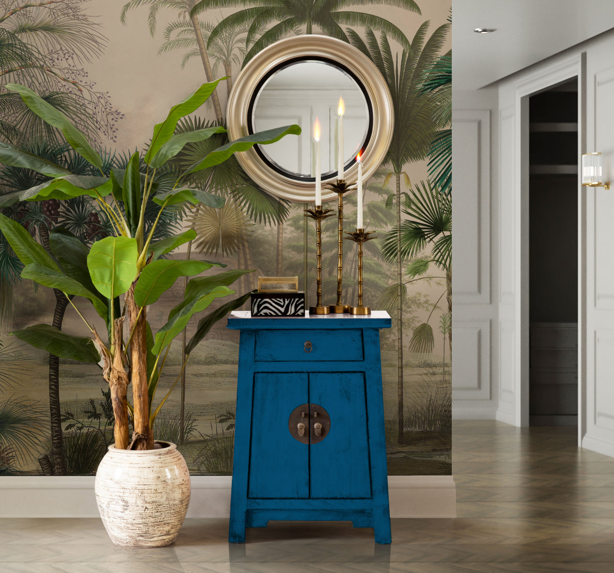 Indochine Otaru Cabinet | Blue