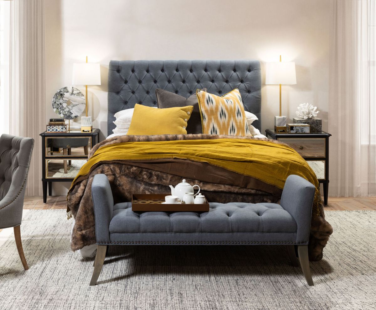 Francis Headboard | King | Grey