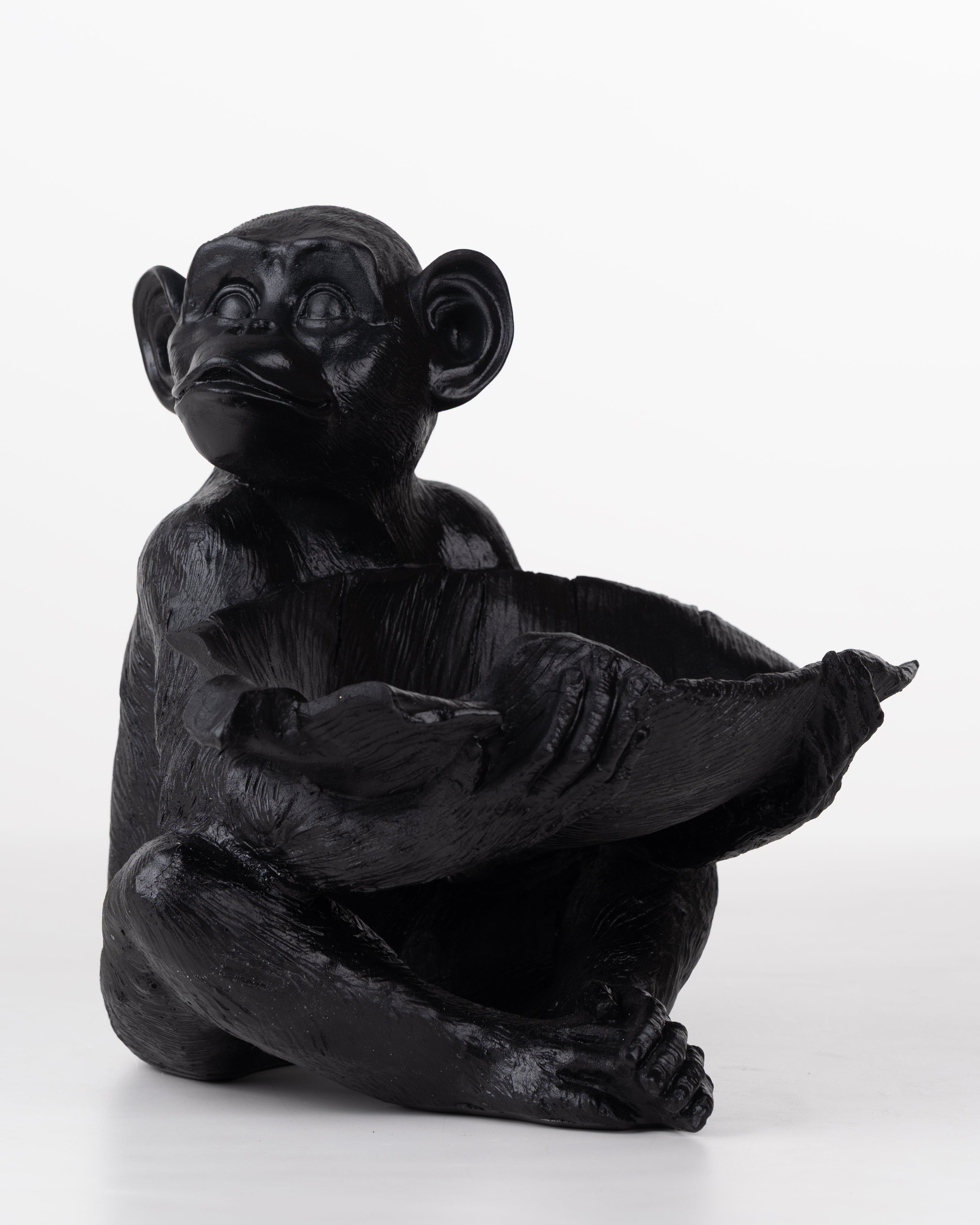MONKEY BOWL RESIN BLACK