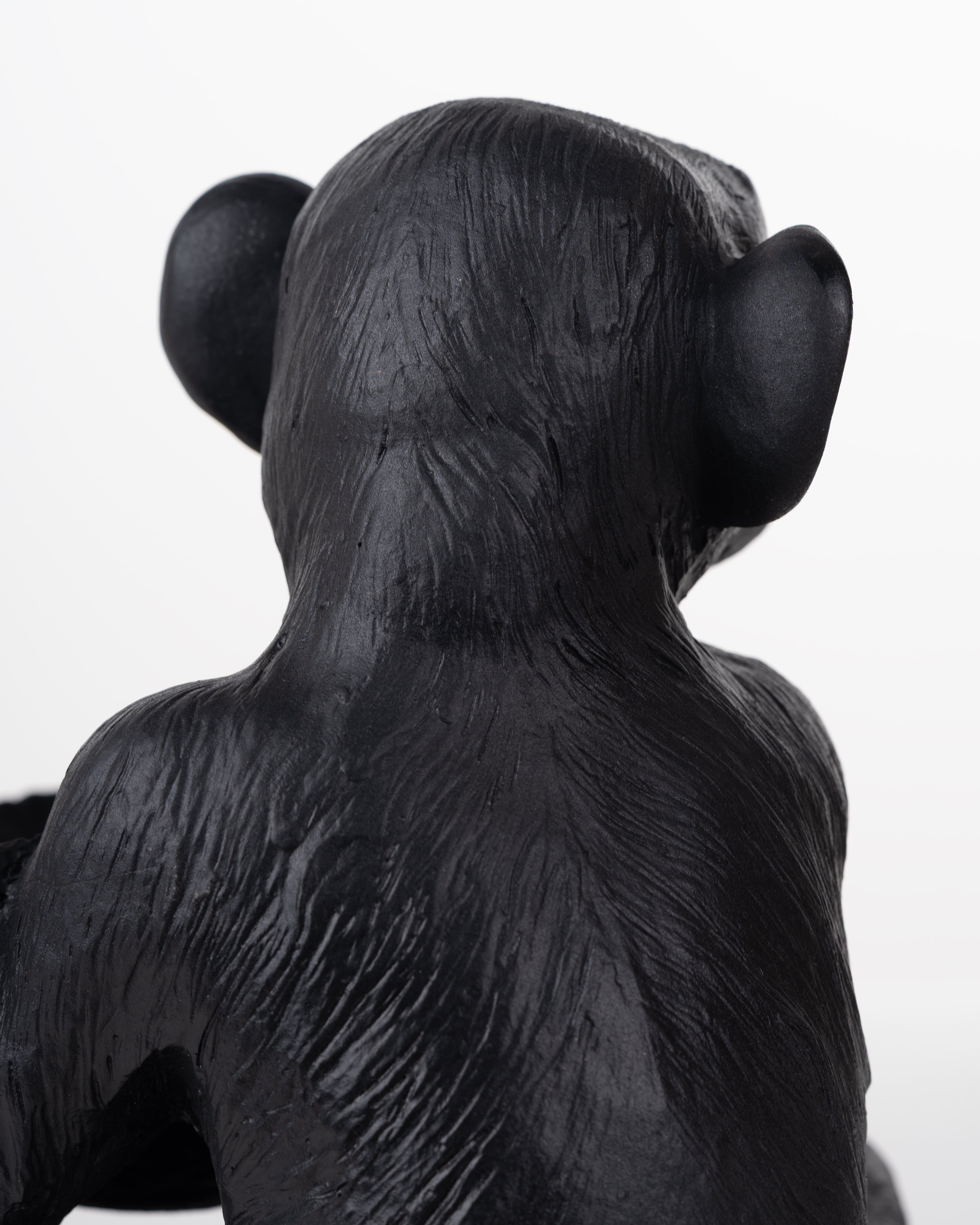 MONKEY BOWL RESIN BLACK