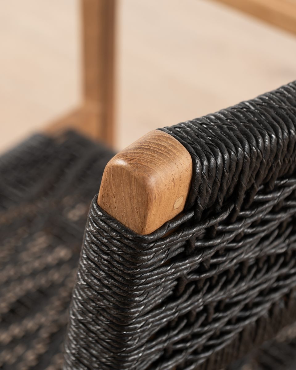 Resort Changu Dining Armchair | Black