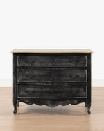 Estelle Chest of Drawers | Distressed Black