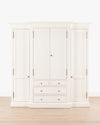 Hampshire 4 Door Wardrobe | 4 Drawers - White