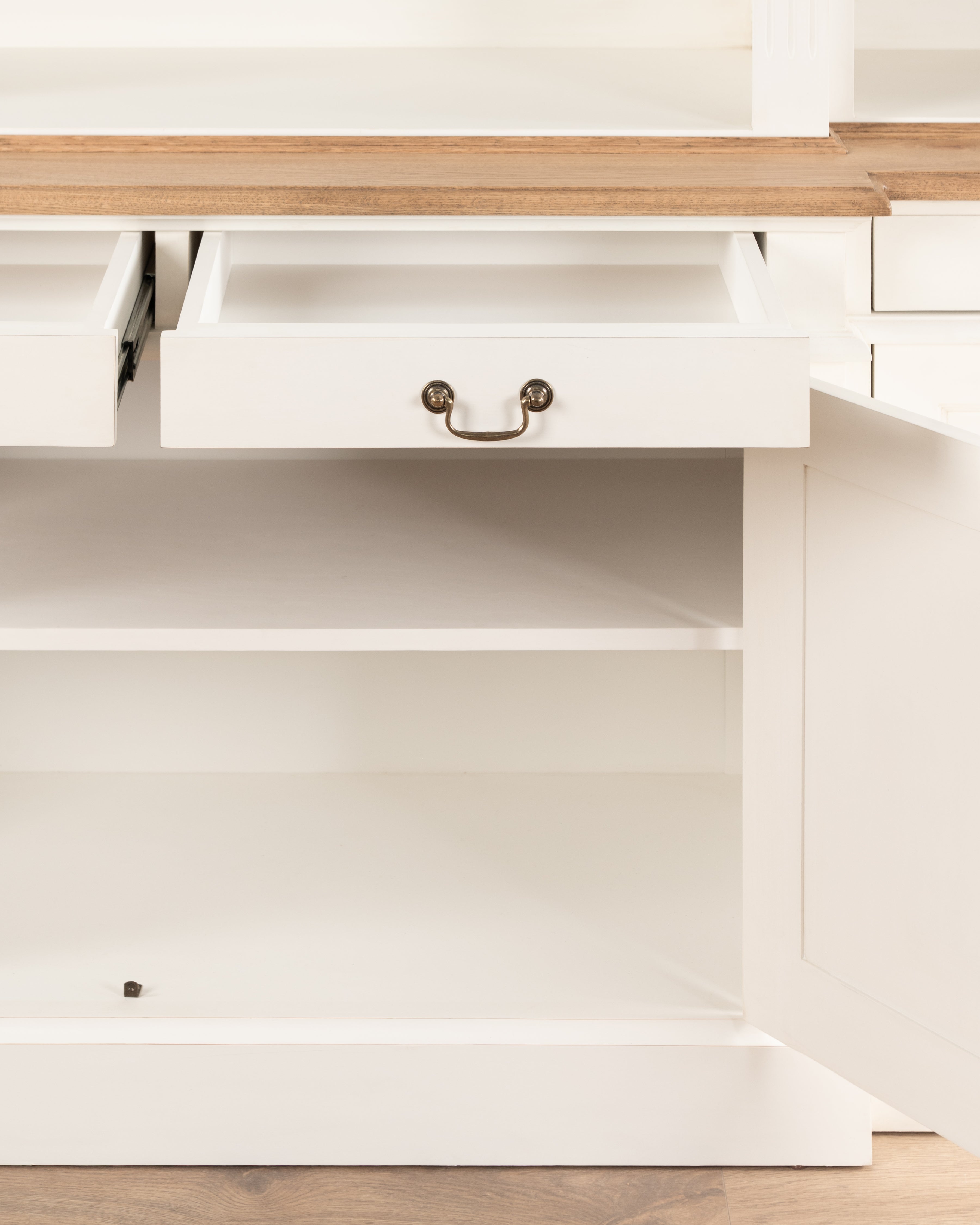 Hampshire Library Bookcase With Drawers