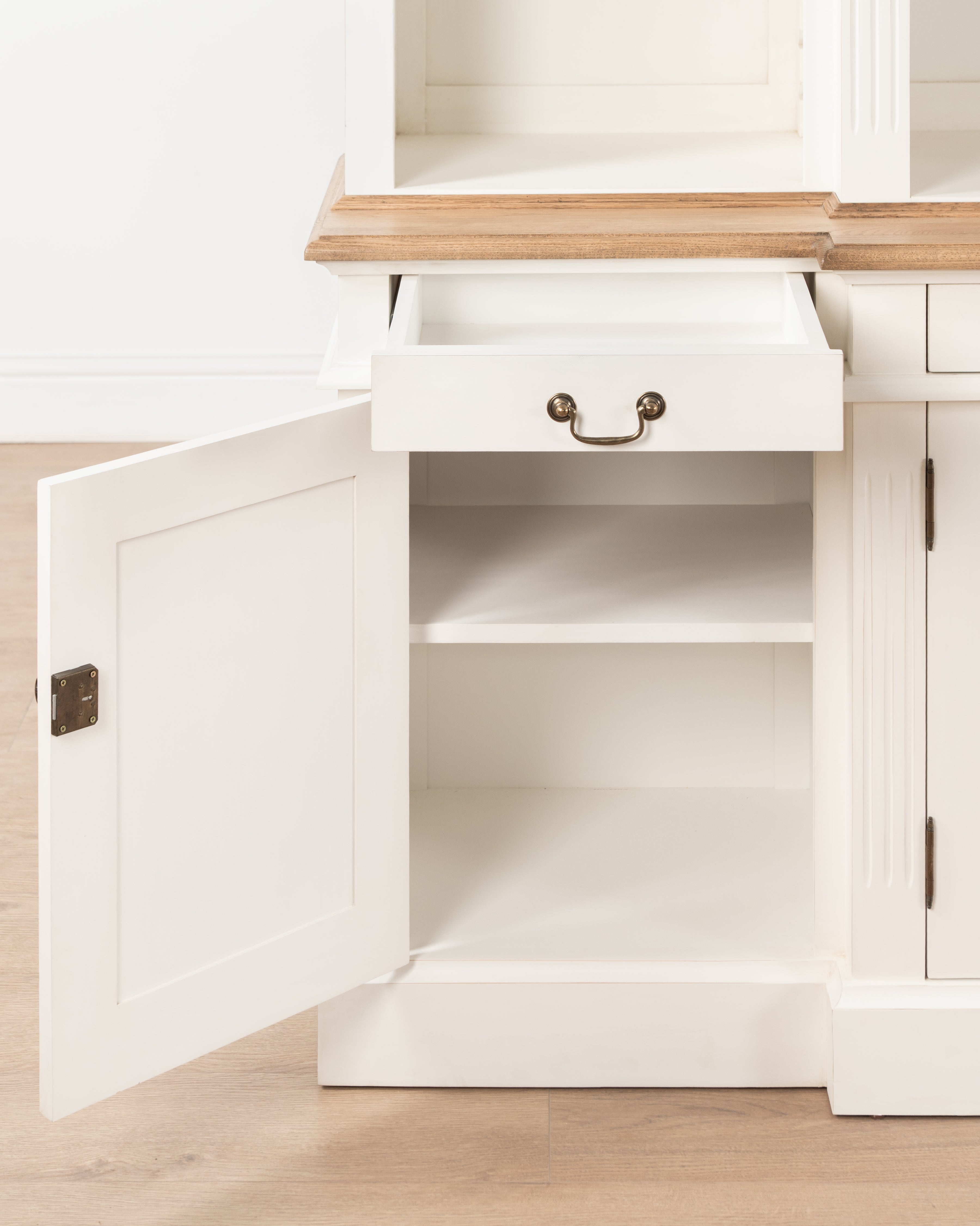 Hampshire Library Bookcase With Drawers