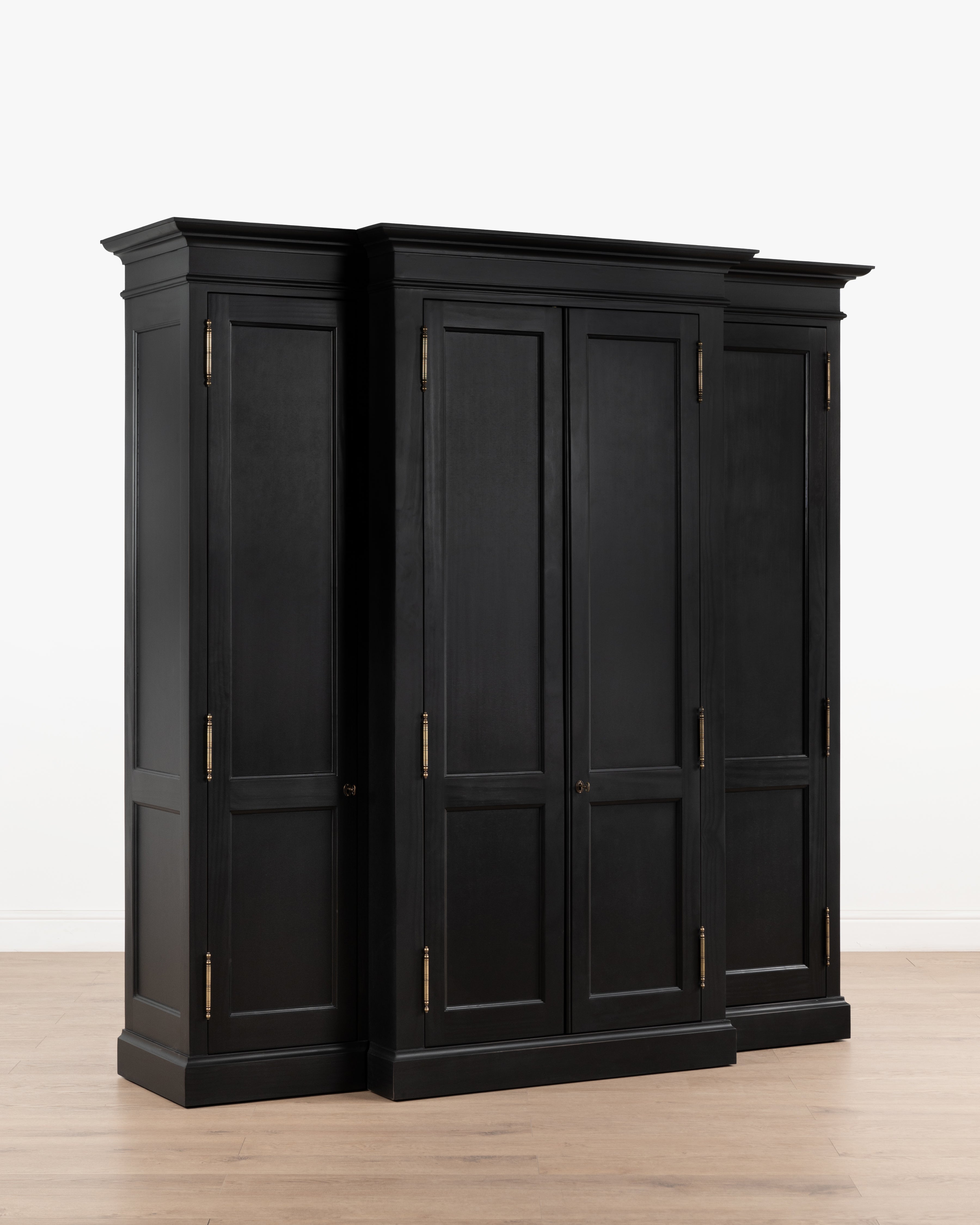 Hampshire Wardrobe | 4 Door - Black