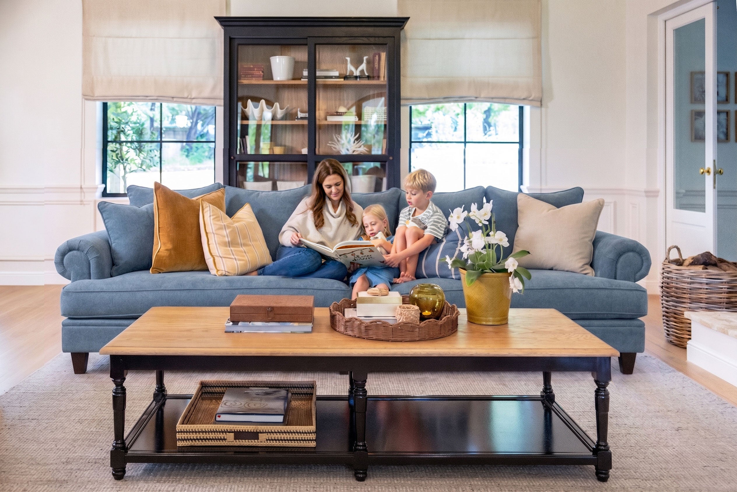 Lucerne 4-Seater Signature Sofa | Blue